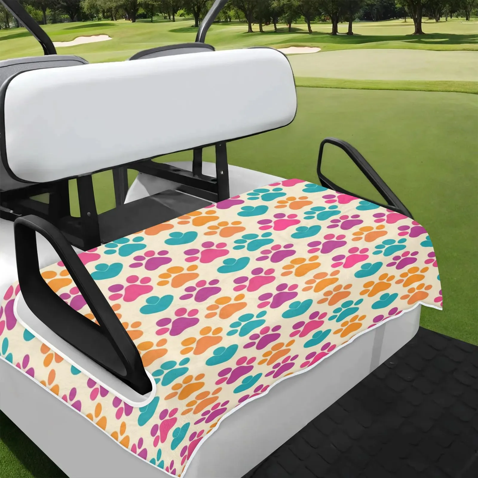 Tiveruda Golf Cart Seat Cover Blanket, 51 x 31 Inches