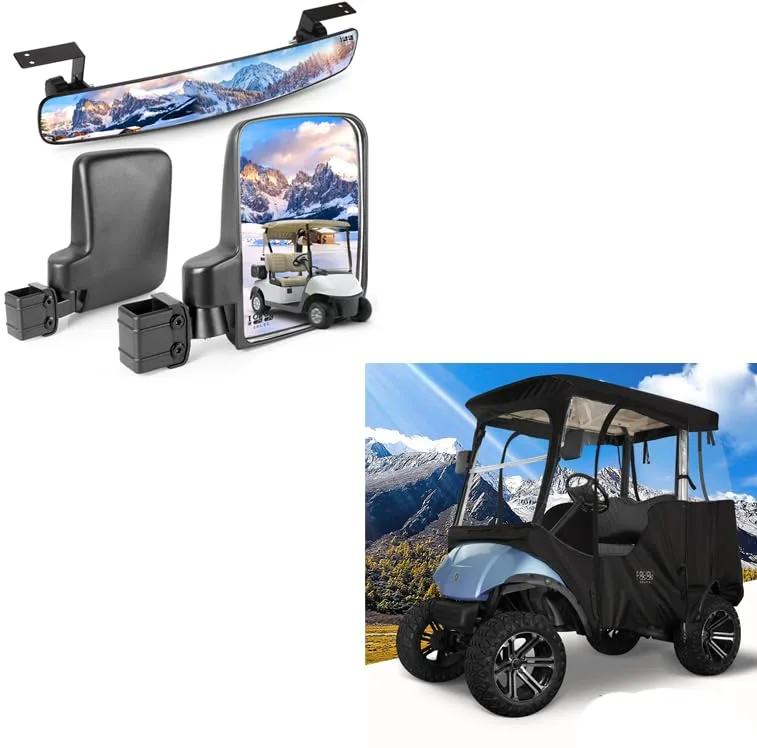 10L0L Enclosure for Yamaha 2-Passenger Golf Carts
