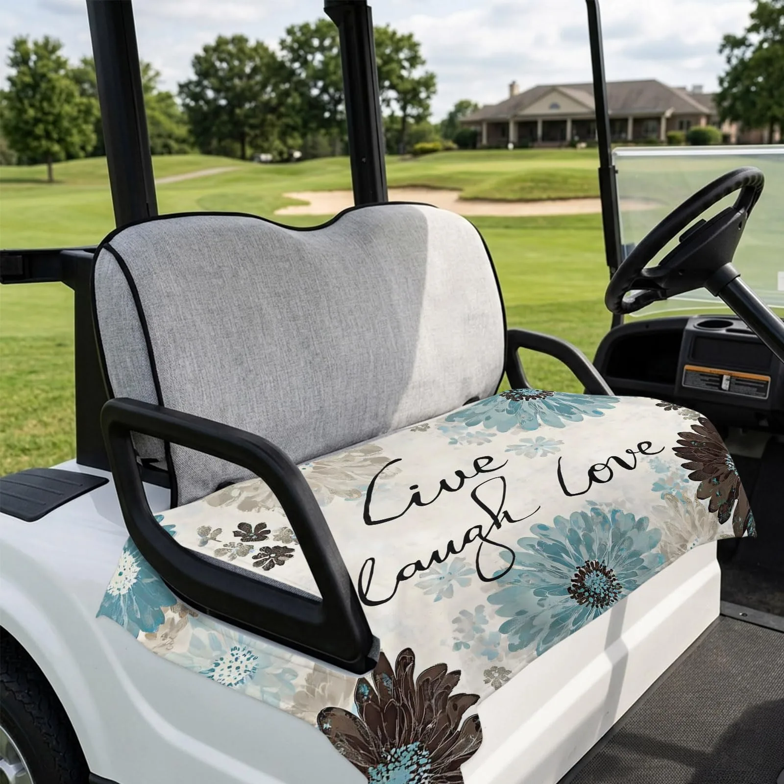 DecorLovee Golf Cart Seat Cover 51 x 31-Inch Microfiber image 4