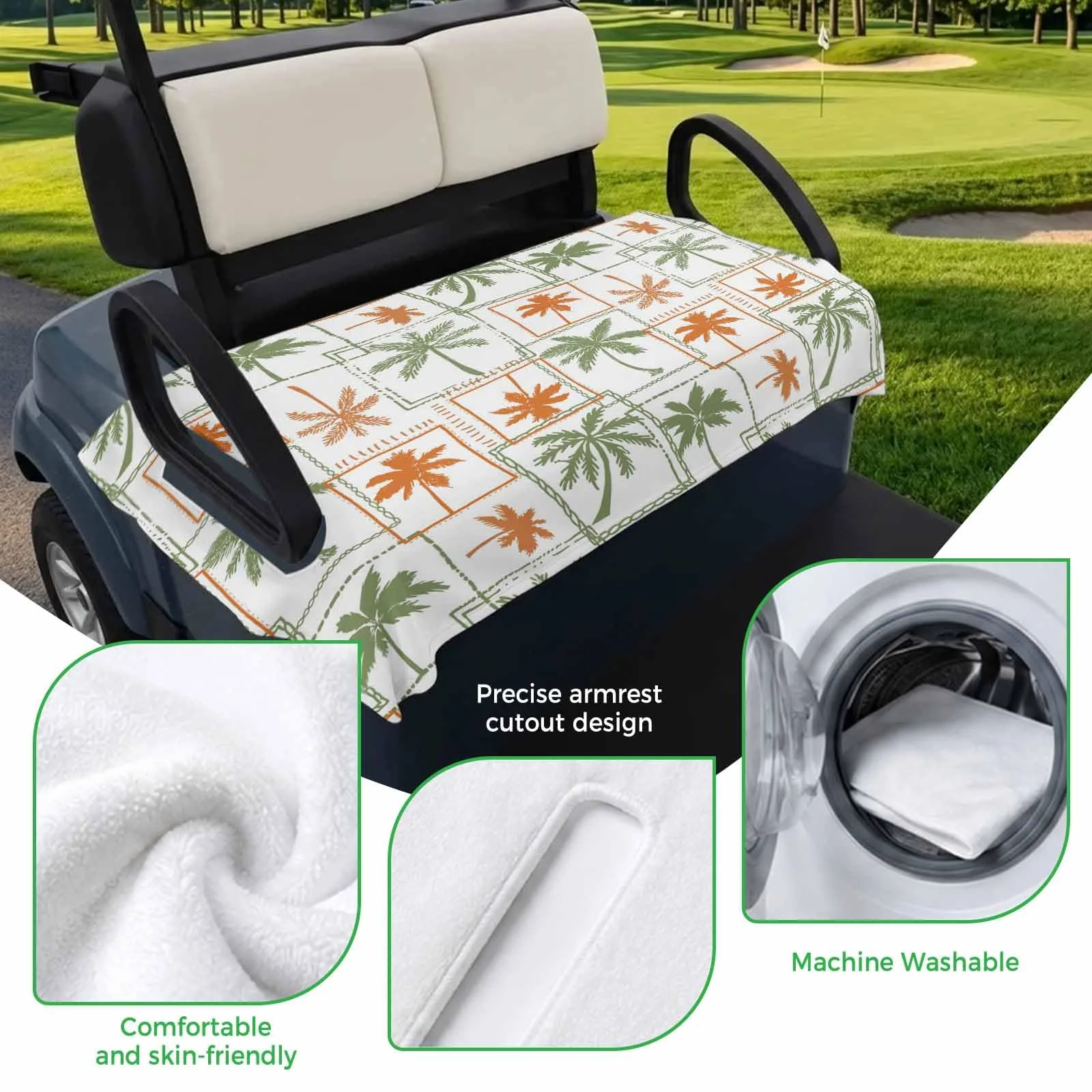 Trosturdspn Golf Cart Seat Towel Blanket 51 x 31 in image 3