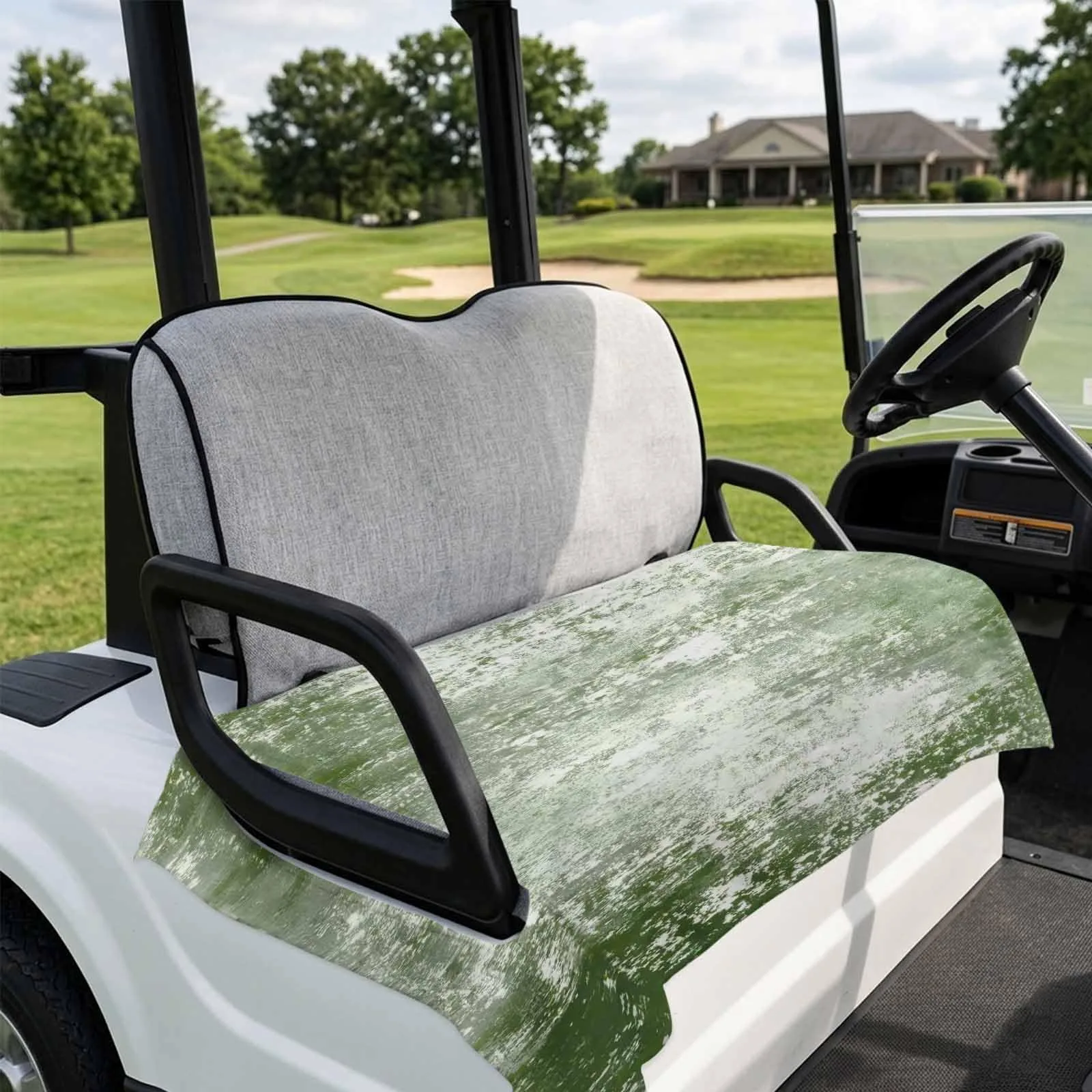DecorLovee Golf Cart Seat Cover 51 x 31 in Sage Green image 4