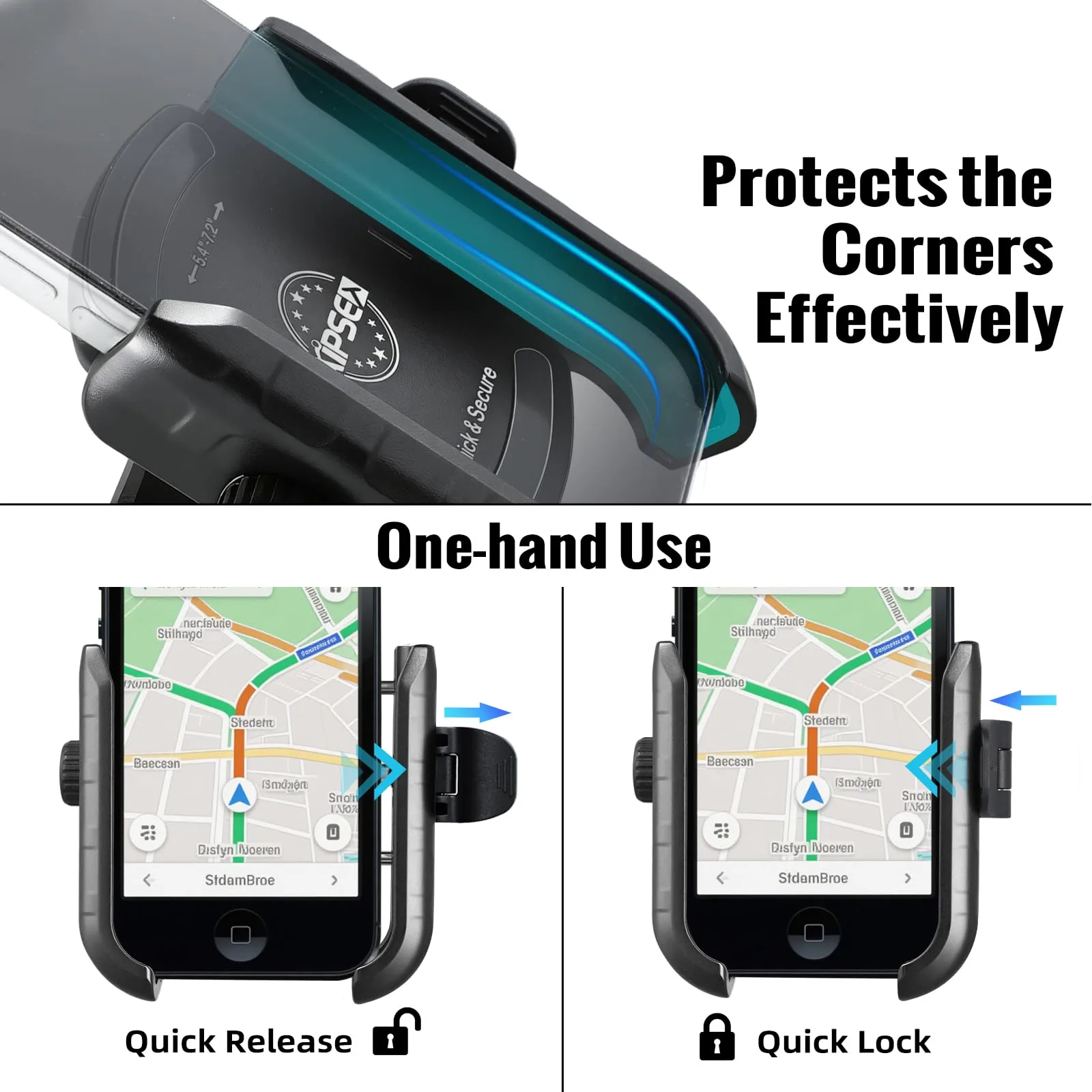 AIPSET Magnetic Golf Cart Phone Holder with 360° Rotation image 4