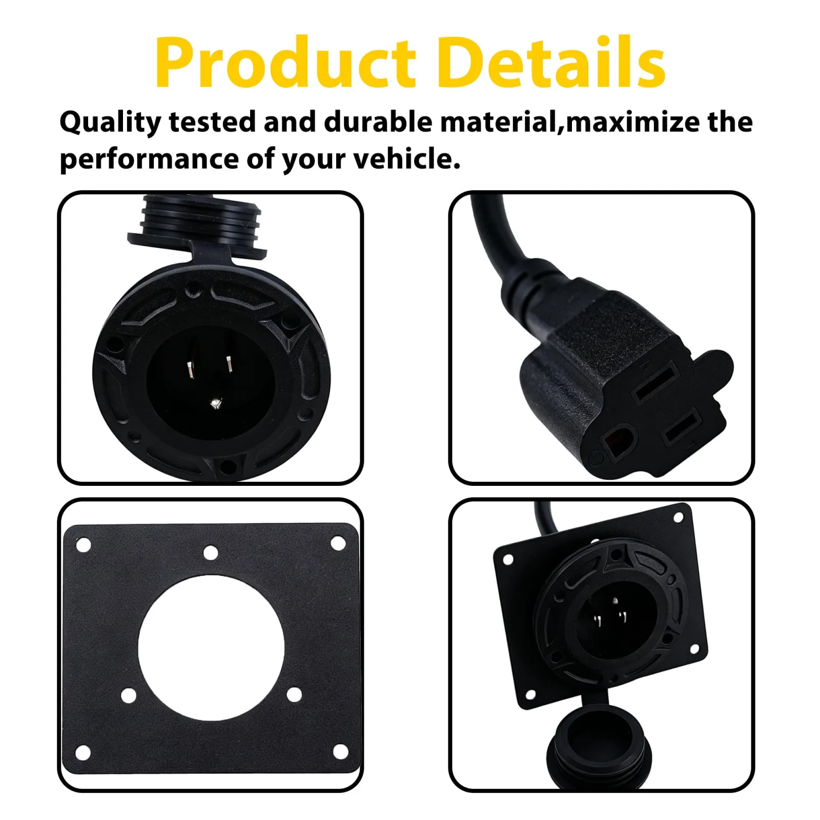 HXombrachy Charger Port Cover Adapter for E-Z-GO TXT36 image 2