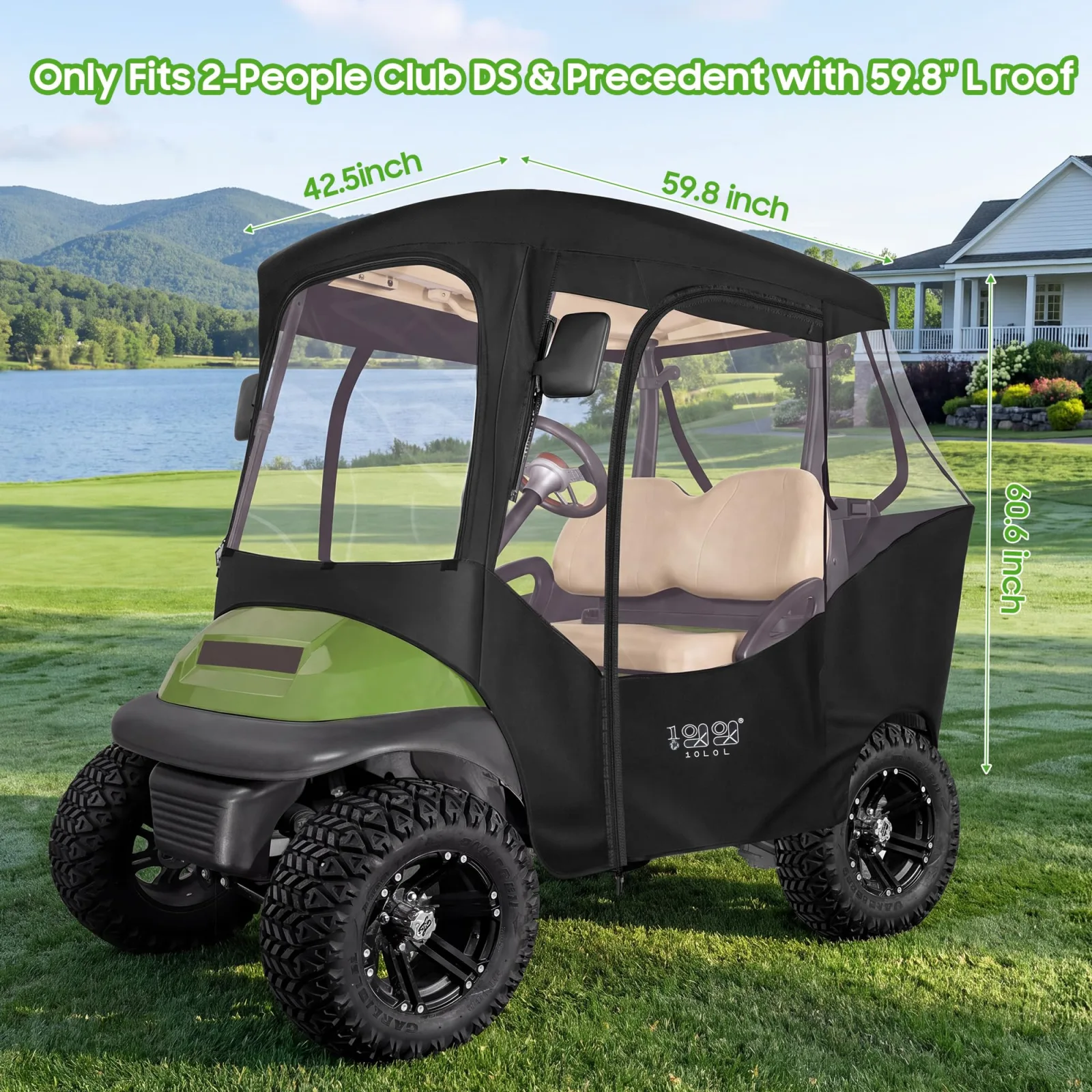 10L0L Enclosure for 2-Passenger Club Car DS & Precedent image 3