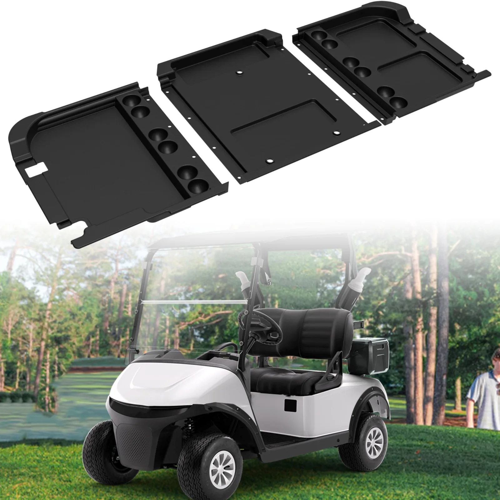 SAUTVS Under-Seat Storage Tray for E-Z-GO RXV Valor 2025