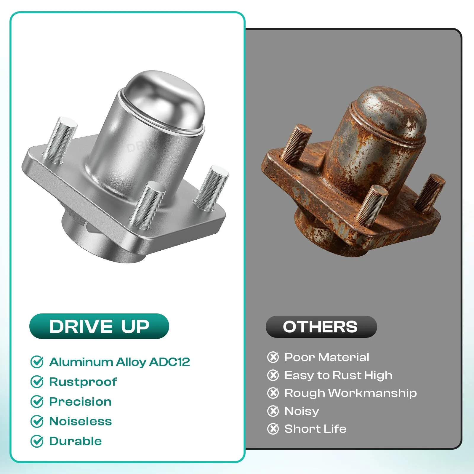 DRIVE UP Club Car DS Front Hub Assembly 1981-2003 image 3