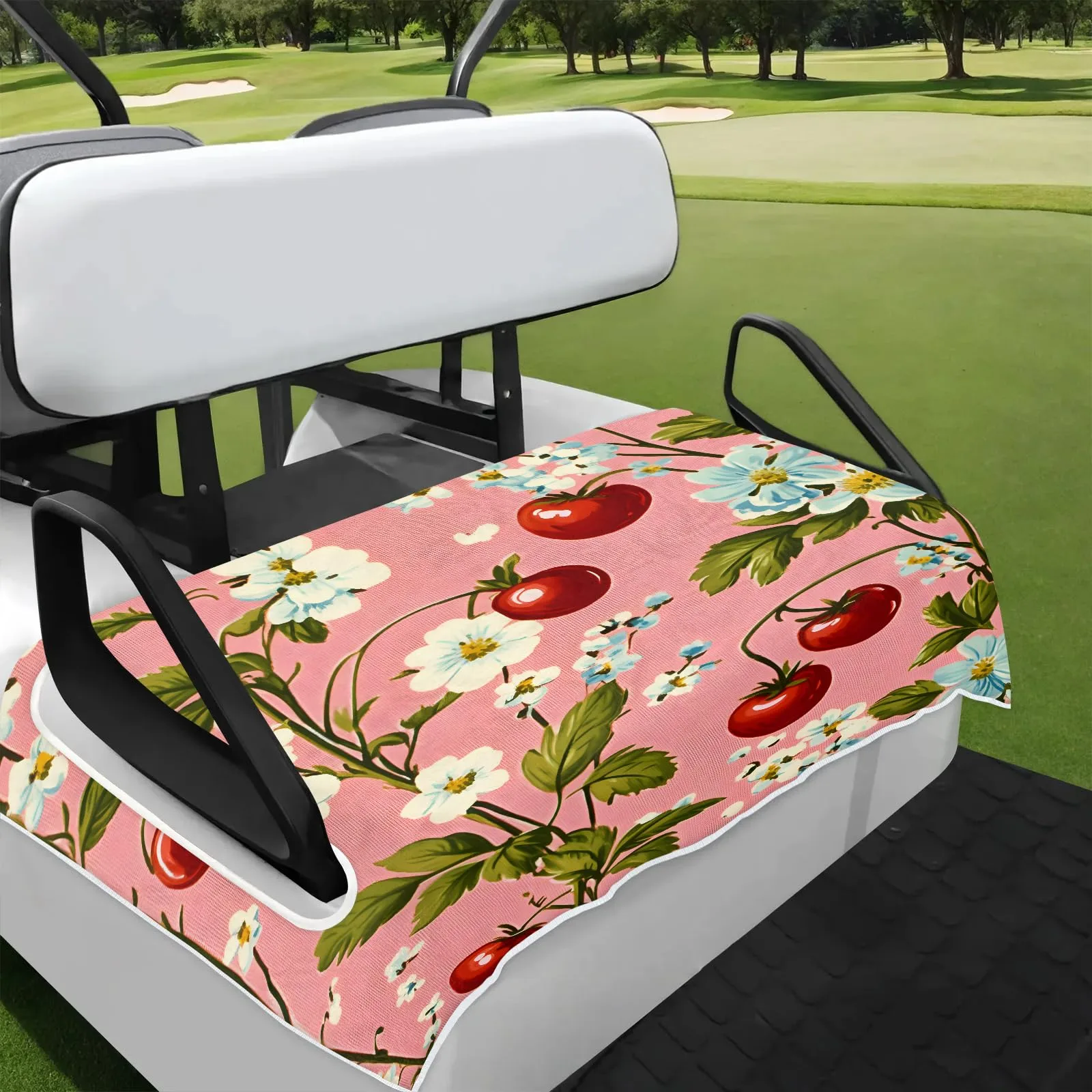 Tiveruda Golf Cart Seat Cover for Double Seats