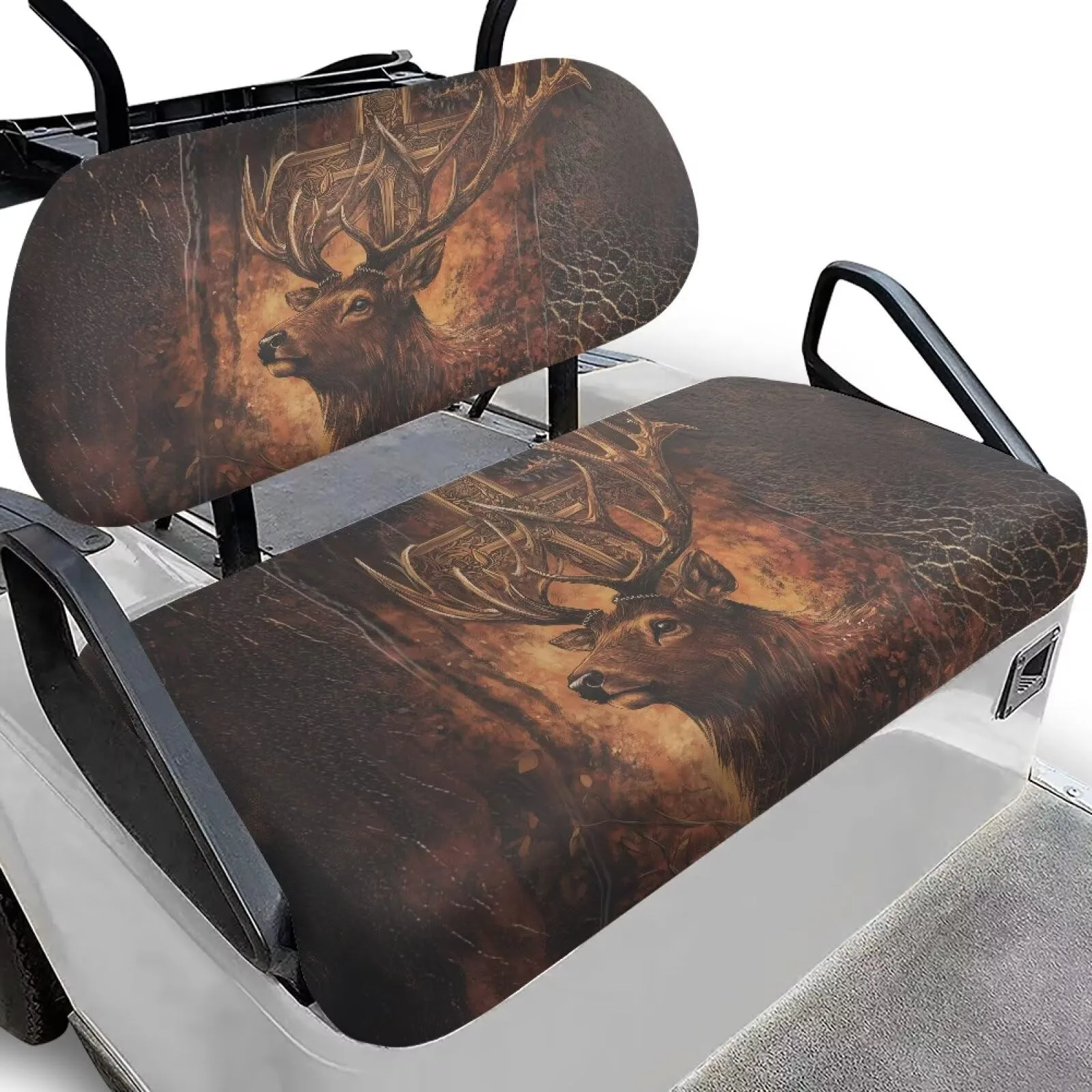 Suobstales Golf Cart Seat Covers for E-Z-GO TXT/RXV and Club Car DS