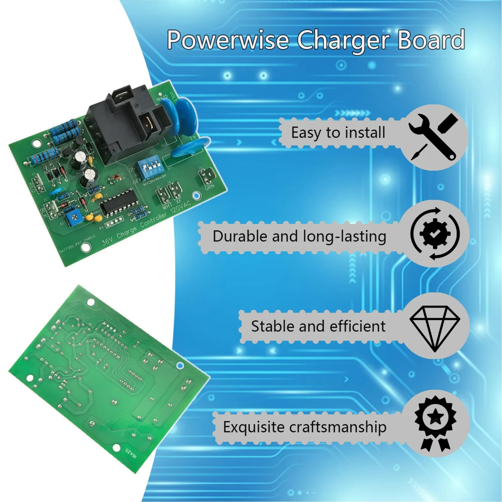 Bydorunce PCB-G01 36V PowerWise Charger Board image 4