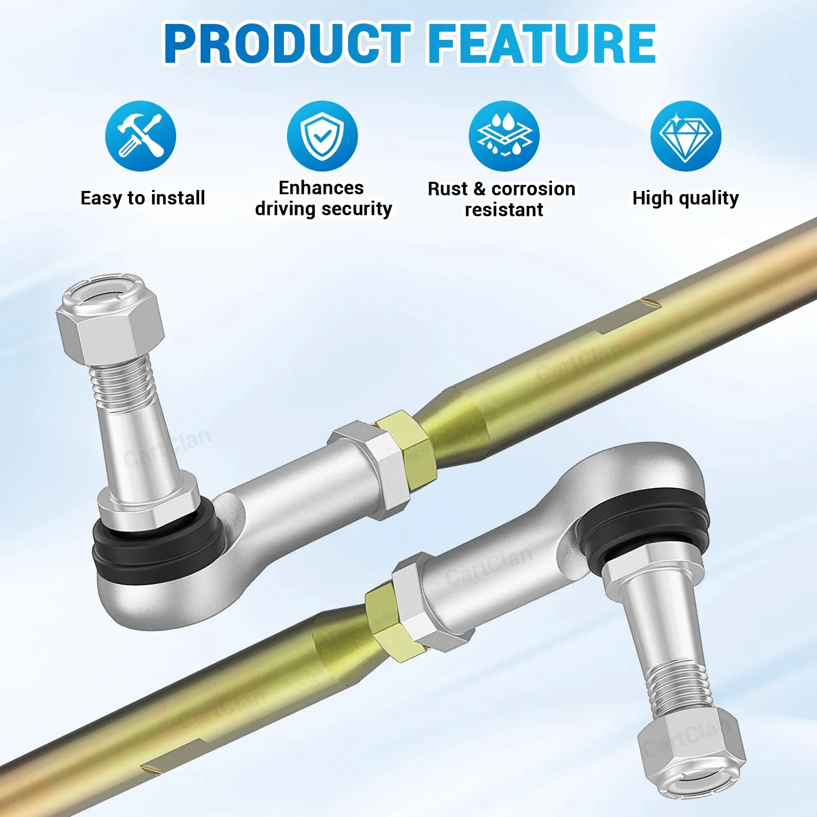 CartClan CT-0196 Tie Rod Assembly for E-Z-G-O TXT image 4