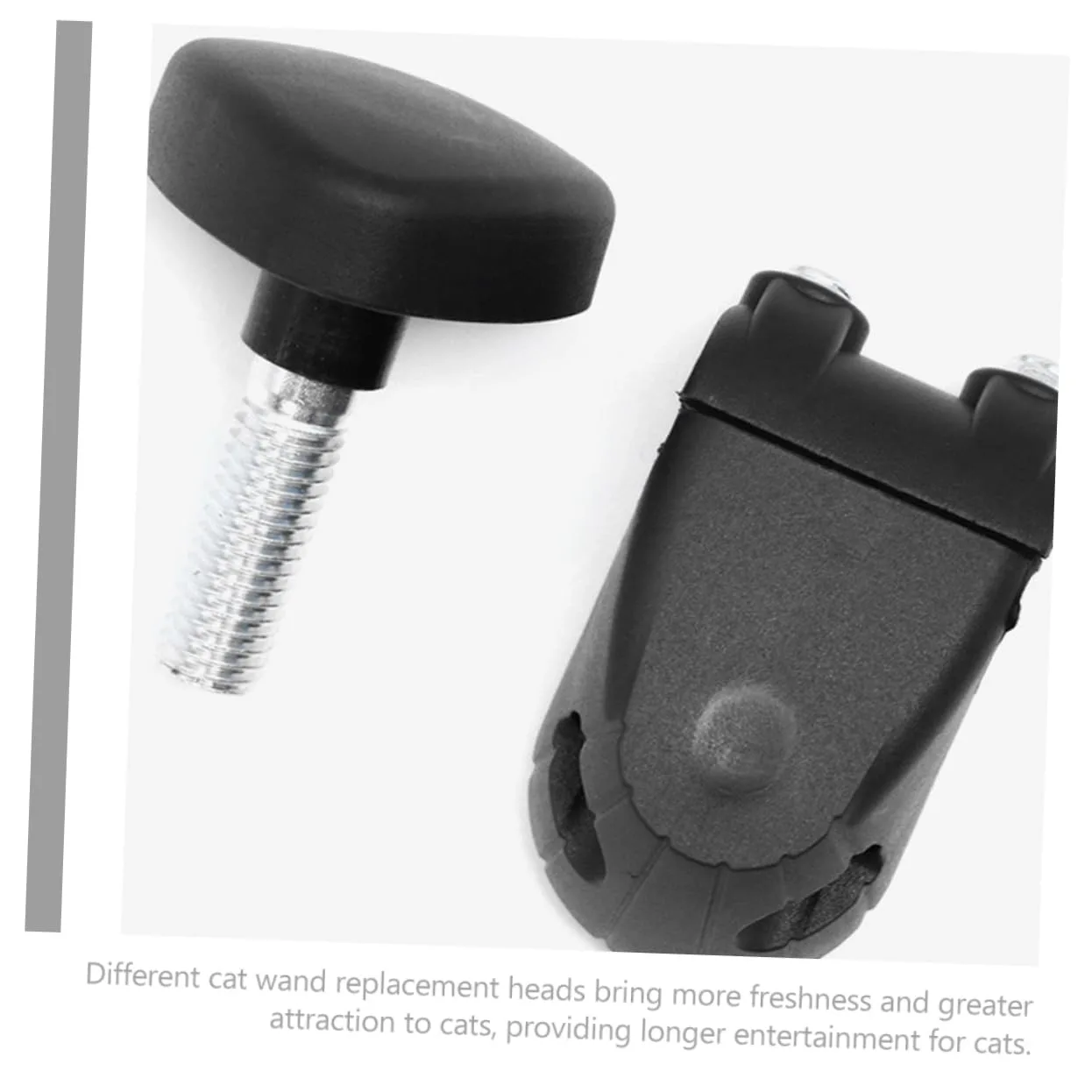 DECOMELODY Golf Cart Umbrella Holder with Double Screw Clamp, Black image 2