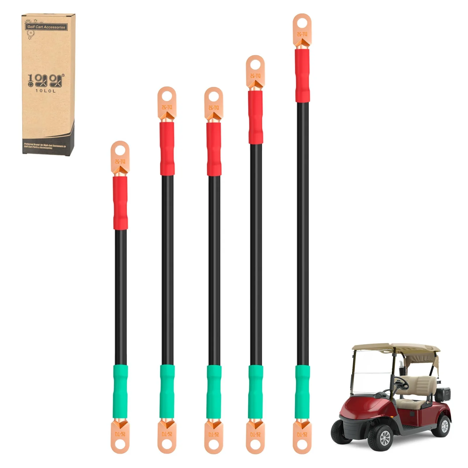 10L0L Battery Cable Kit for E-Z-G-O RXV Golf Carts