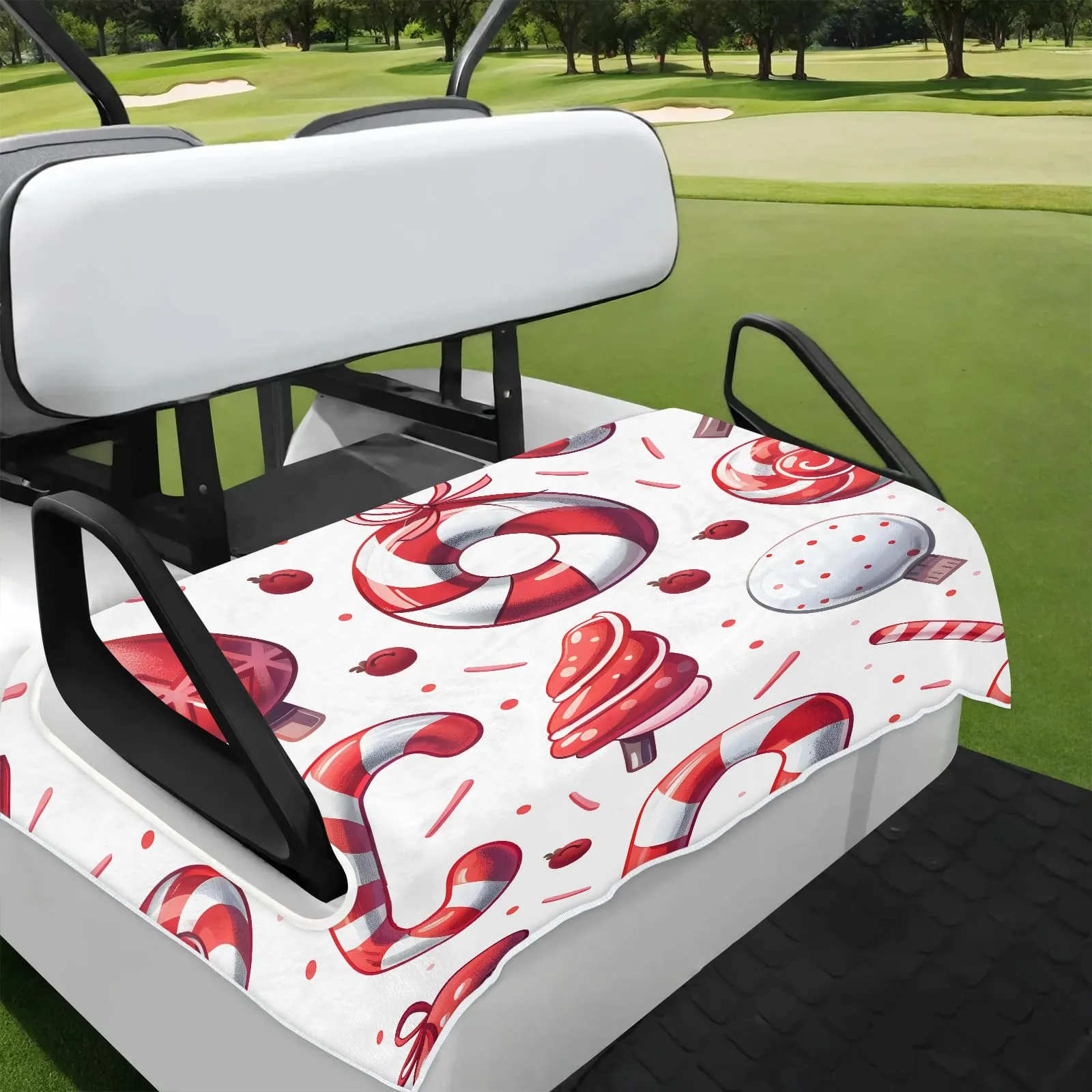 Tiveruda Golf Cart Seat Cover for Double Seats