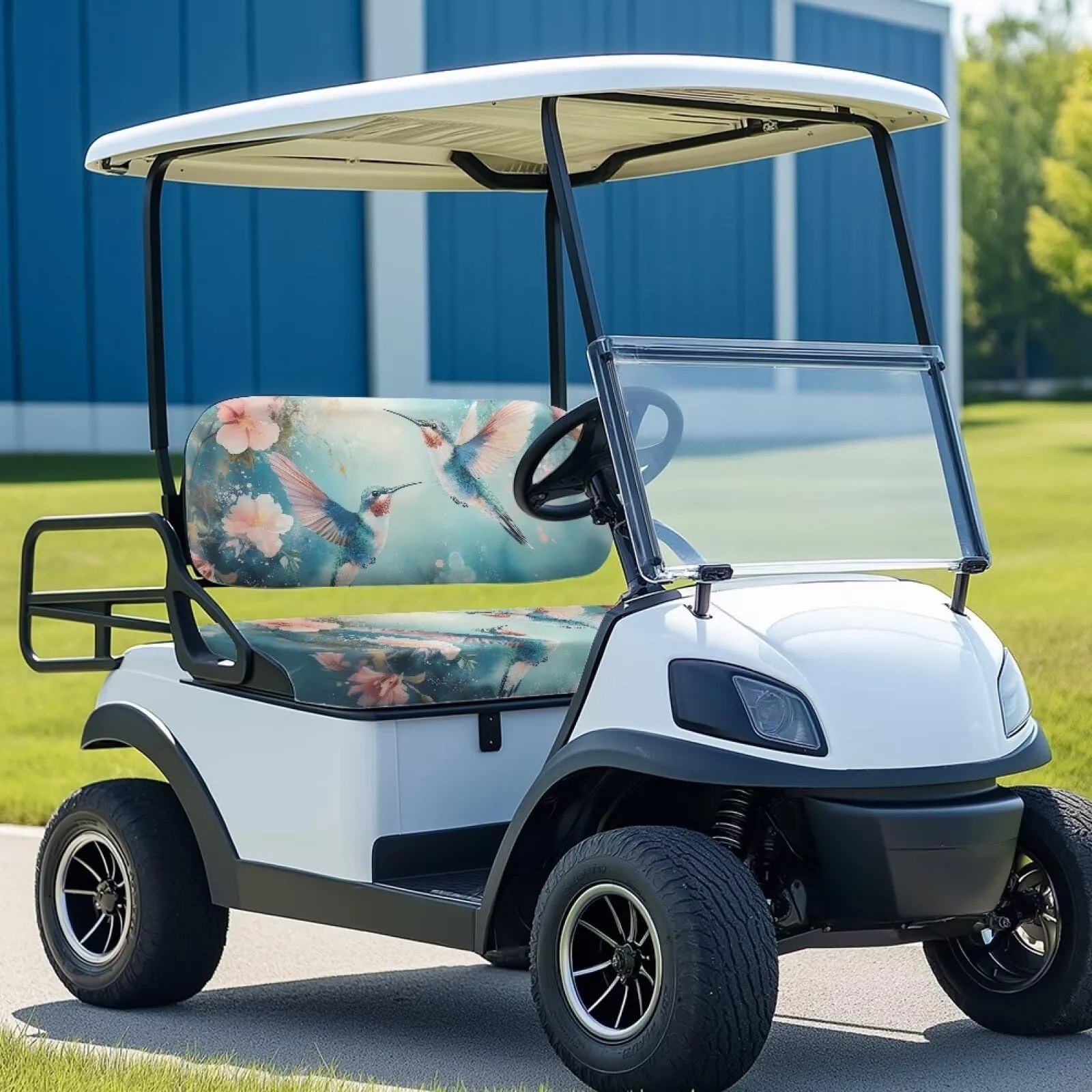 Whosucclay Hummingbird Golf Cart Seat Cover Set image 3