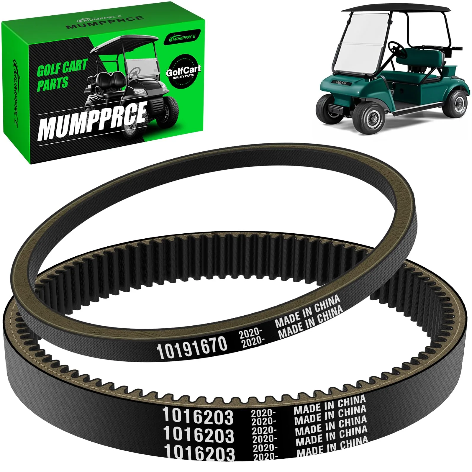 MUMPPRCE Club Car DS/Precedent Drive & Starter Belt Kit