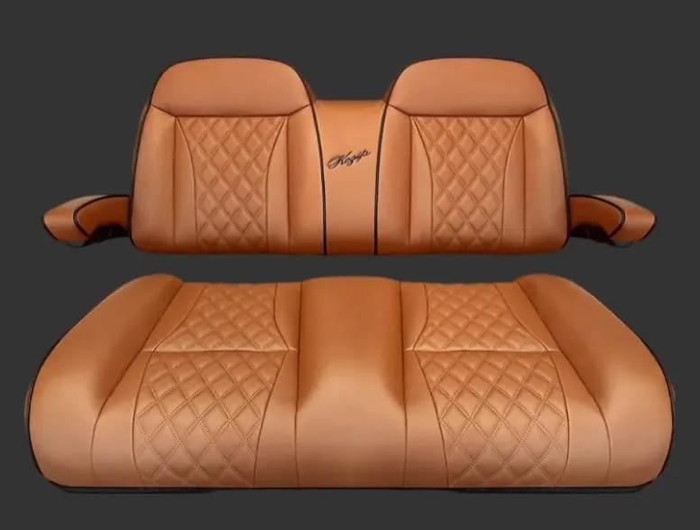 Generic Kozip Aeris Front Seat Cushion Set for E-Z-GO RXV/TXT — Brown