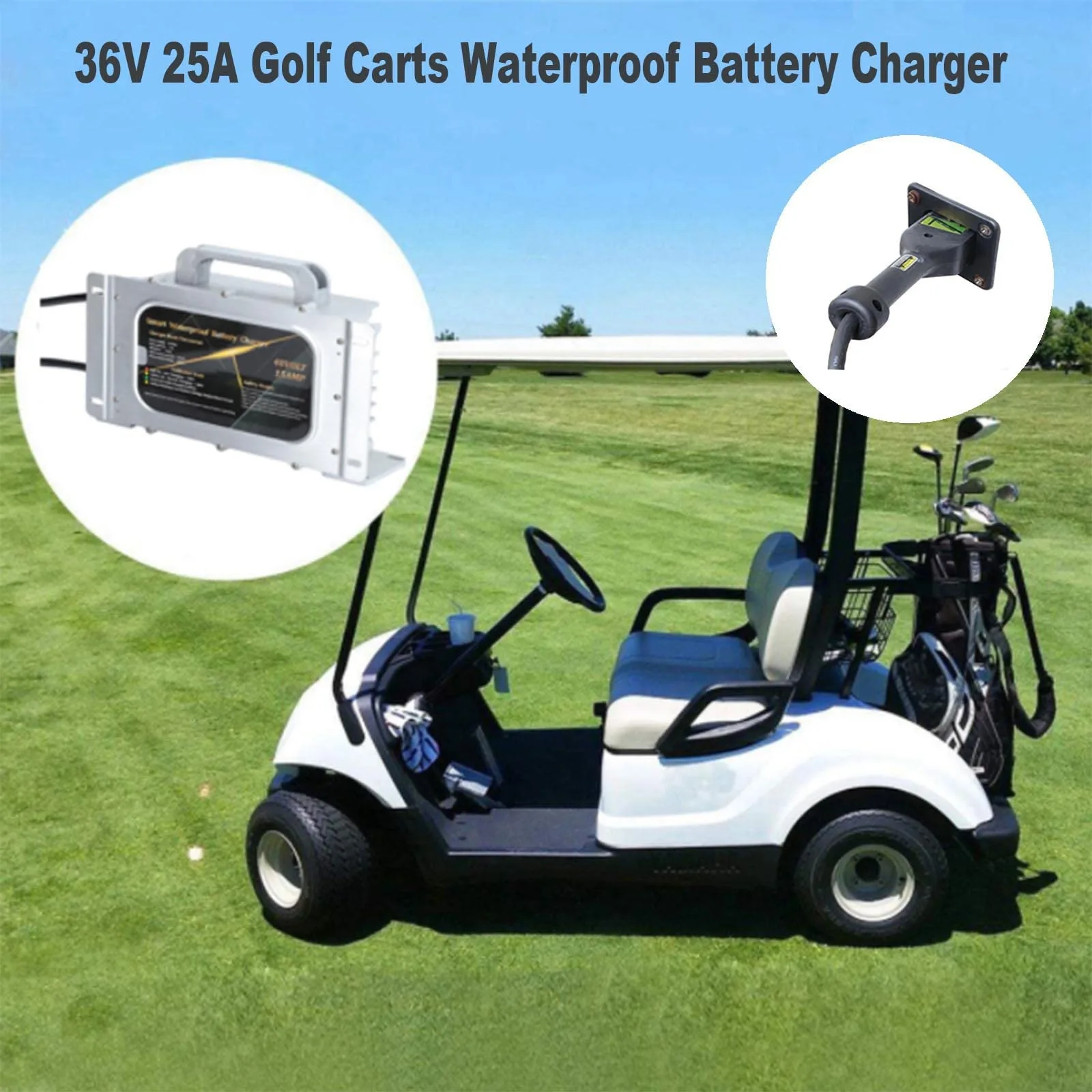 HYDTGZ 36V 25A Golf Cart Battery Charger image 2