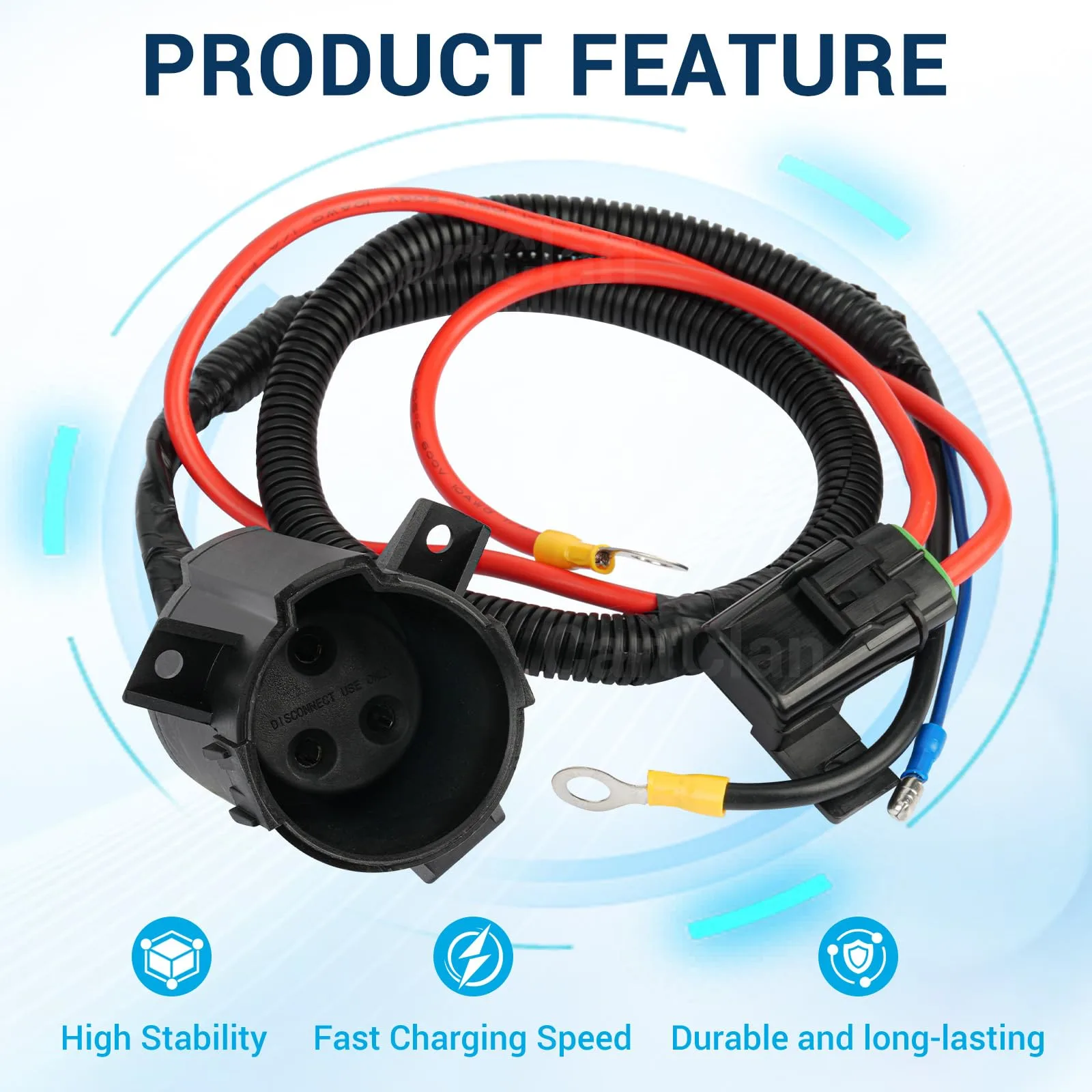 CartClan Charger Receptacle for Club Car Precedent/Tempo image 3