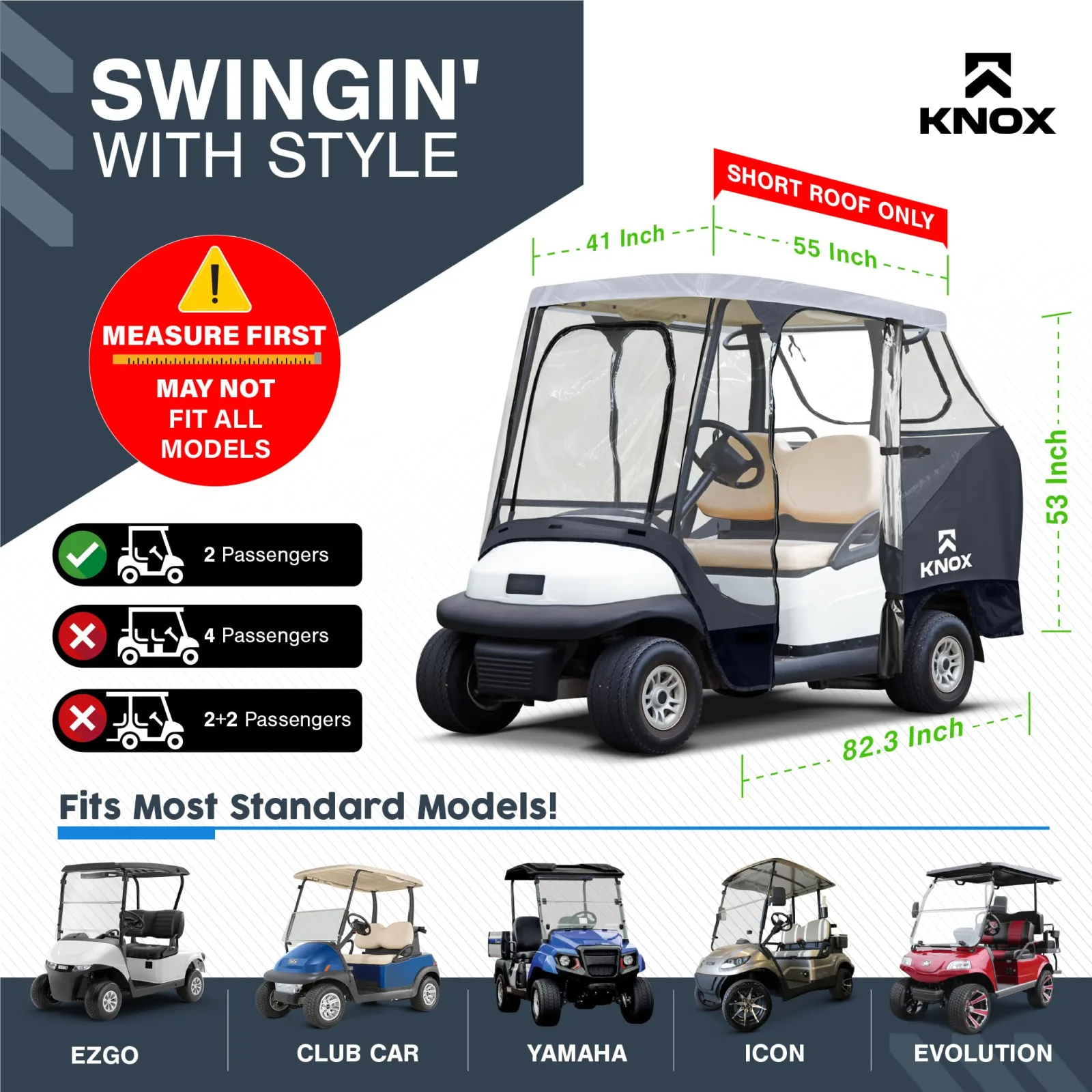 North East Harbor GCC-T20-B Golf Cart Enclosure image 2