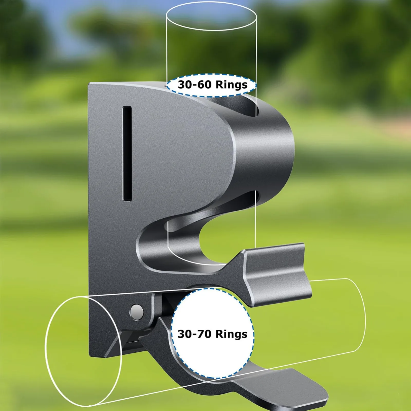 Garosa Magnetic Clamp Holder for Golf Carts — Aluminum, 50 lb Pull image 3