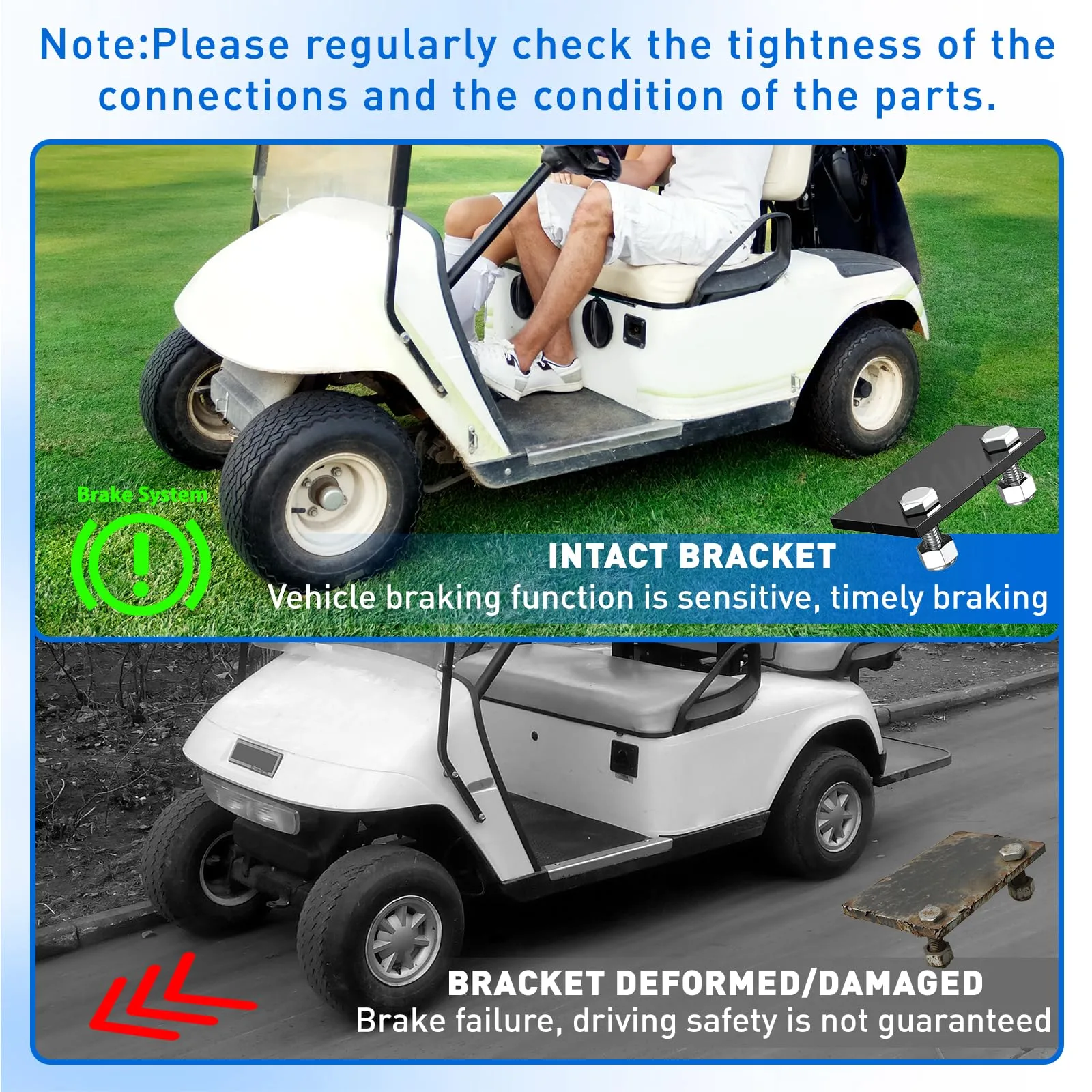 FIXHAWK E-Z-GO Hill Brake Catch Bracket FK-EZ-0012 image 3