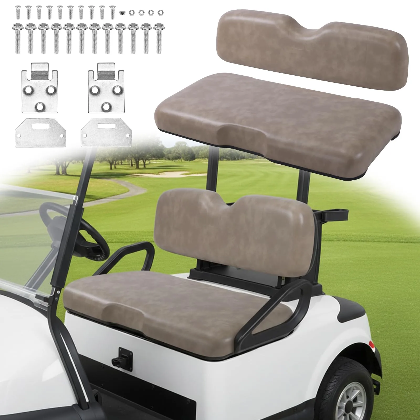 E-Z-GO RXV Front Seat Cushion and Backrest Set image 2