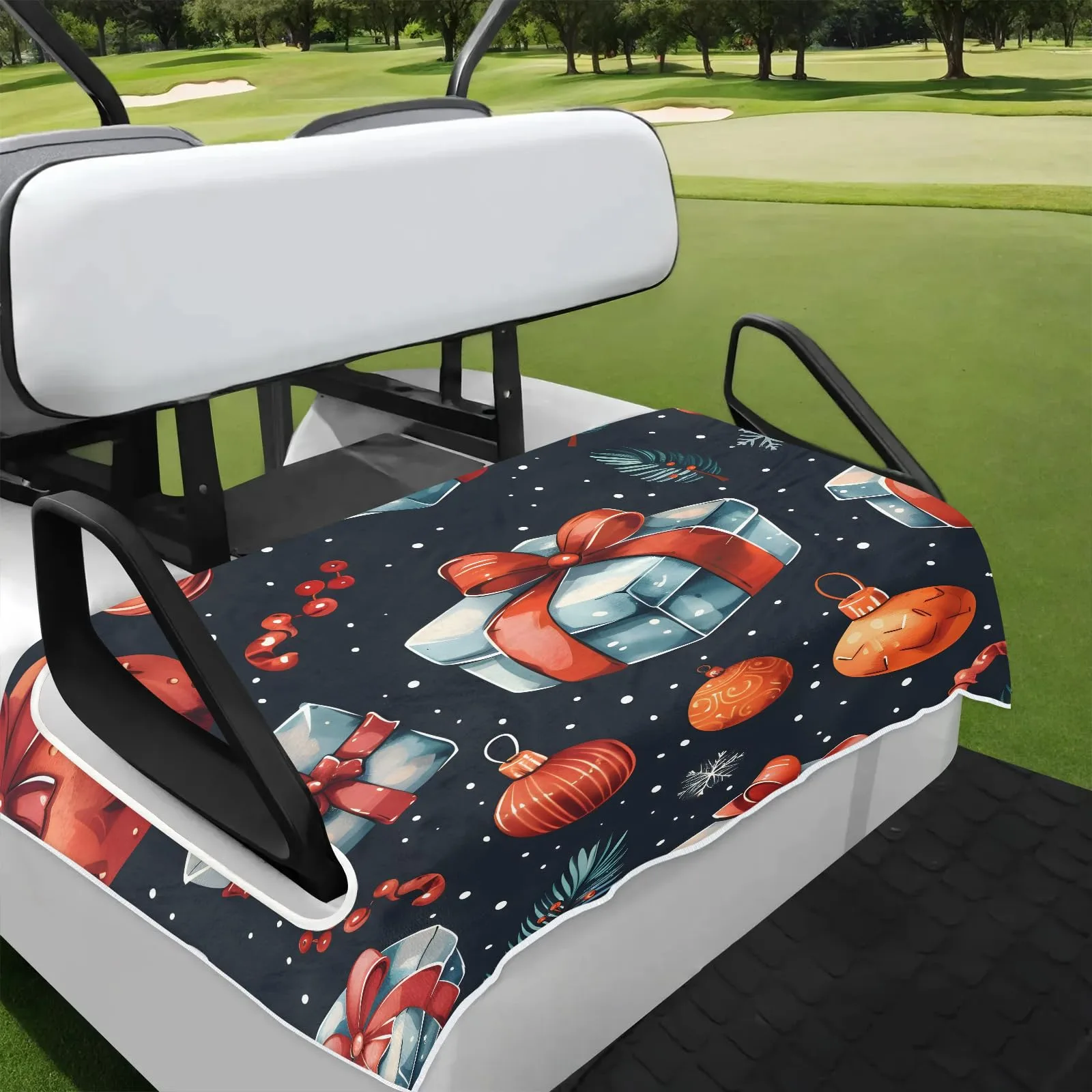 Tiveruda Golf Cart Seat Cover for Double Seats