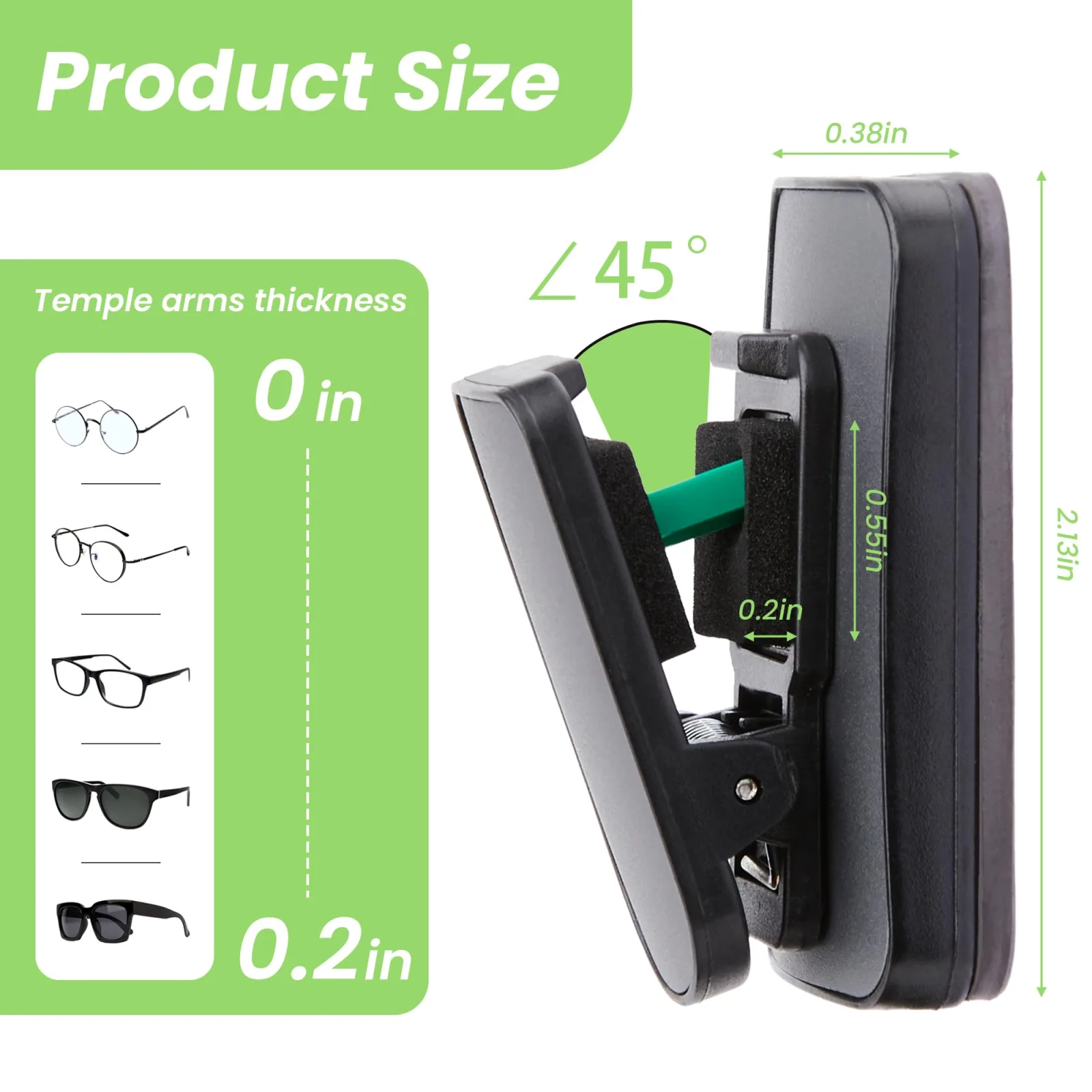 Amviner Magnetic Sunglass Holder for Golf Cart — GOLF-GEF-YJJ image 2
