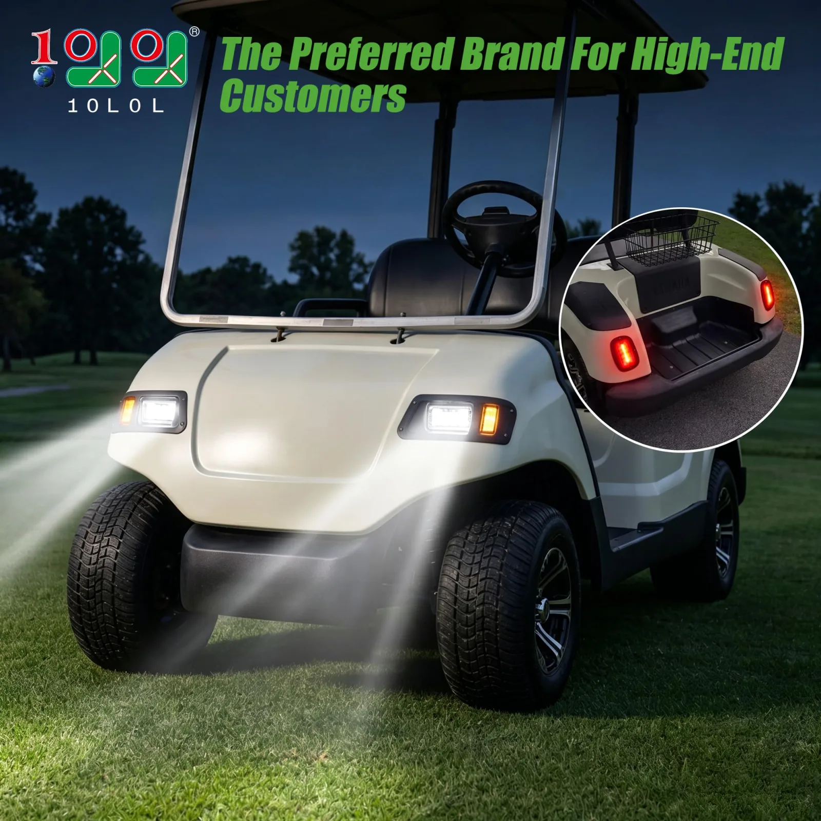 10L0L Light Kit for Yamaha G14-G22 Golf Carts image 3