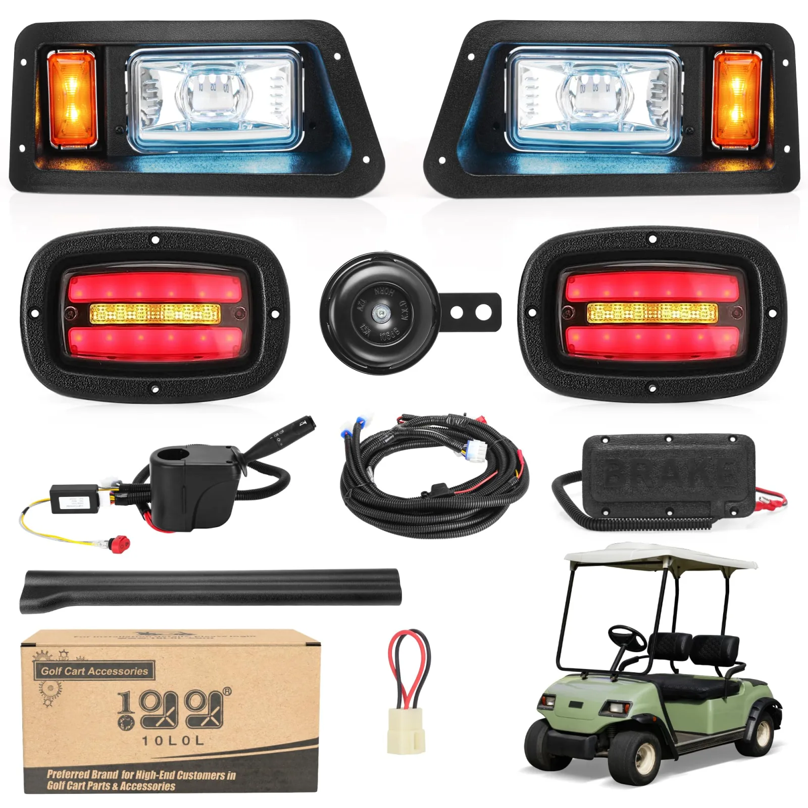 10L0L Light Kit for Yamaha G14-G22 Golf Carts