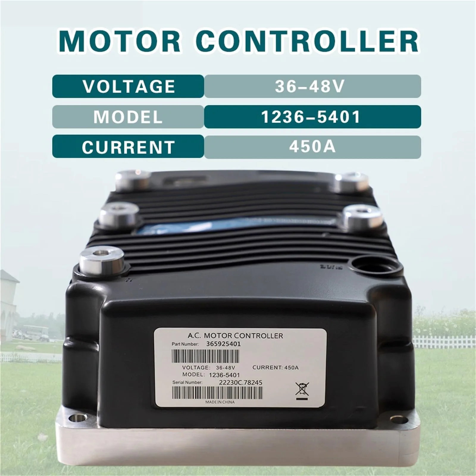 NRMGMGT 1236-5401 36-48V 450A AC Motor Controller image 4
