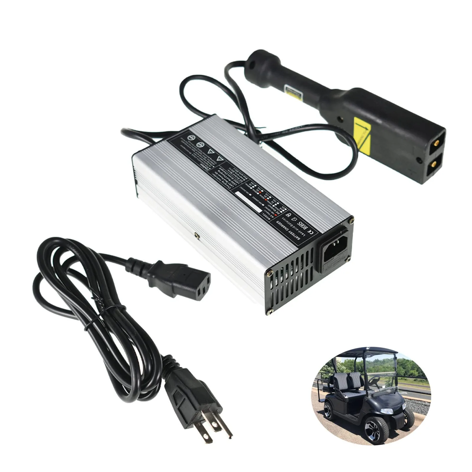 ANTUKO 36V 5A Golf Cart Battery Charger with D Plug image 4