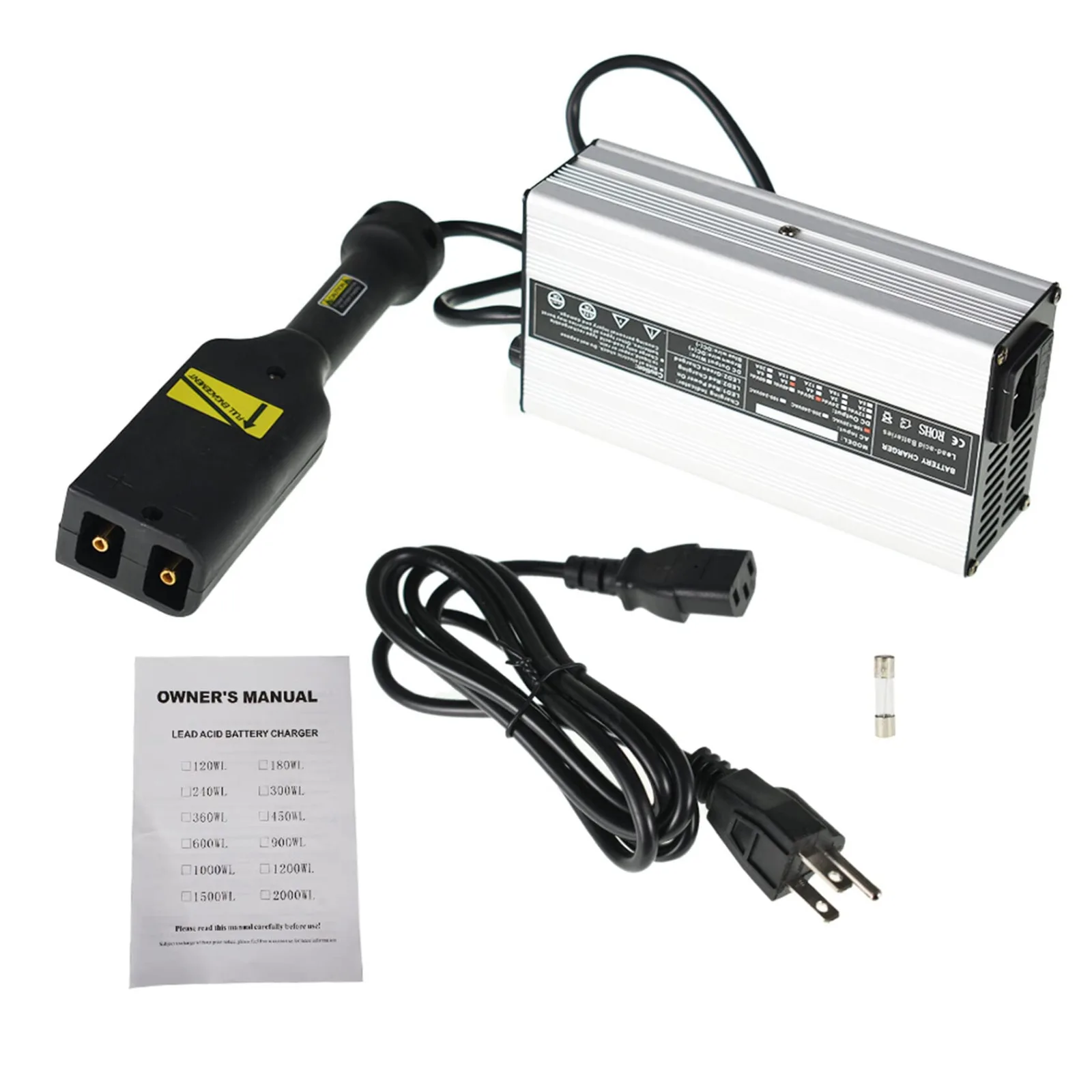 ANTUKO 36V 5A Golf Cart Battery Charger with D Plug