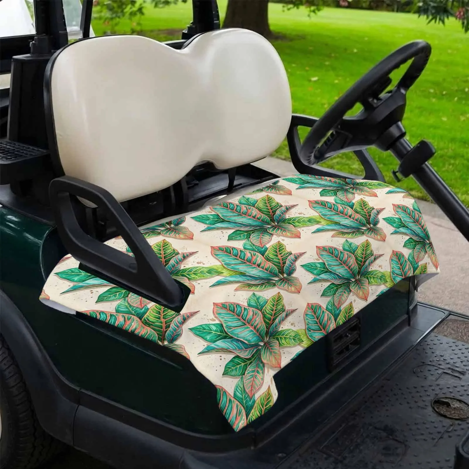 DecorLovee Botanical Golf Cart Seat Cover, 51 x 31 Inch image 2