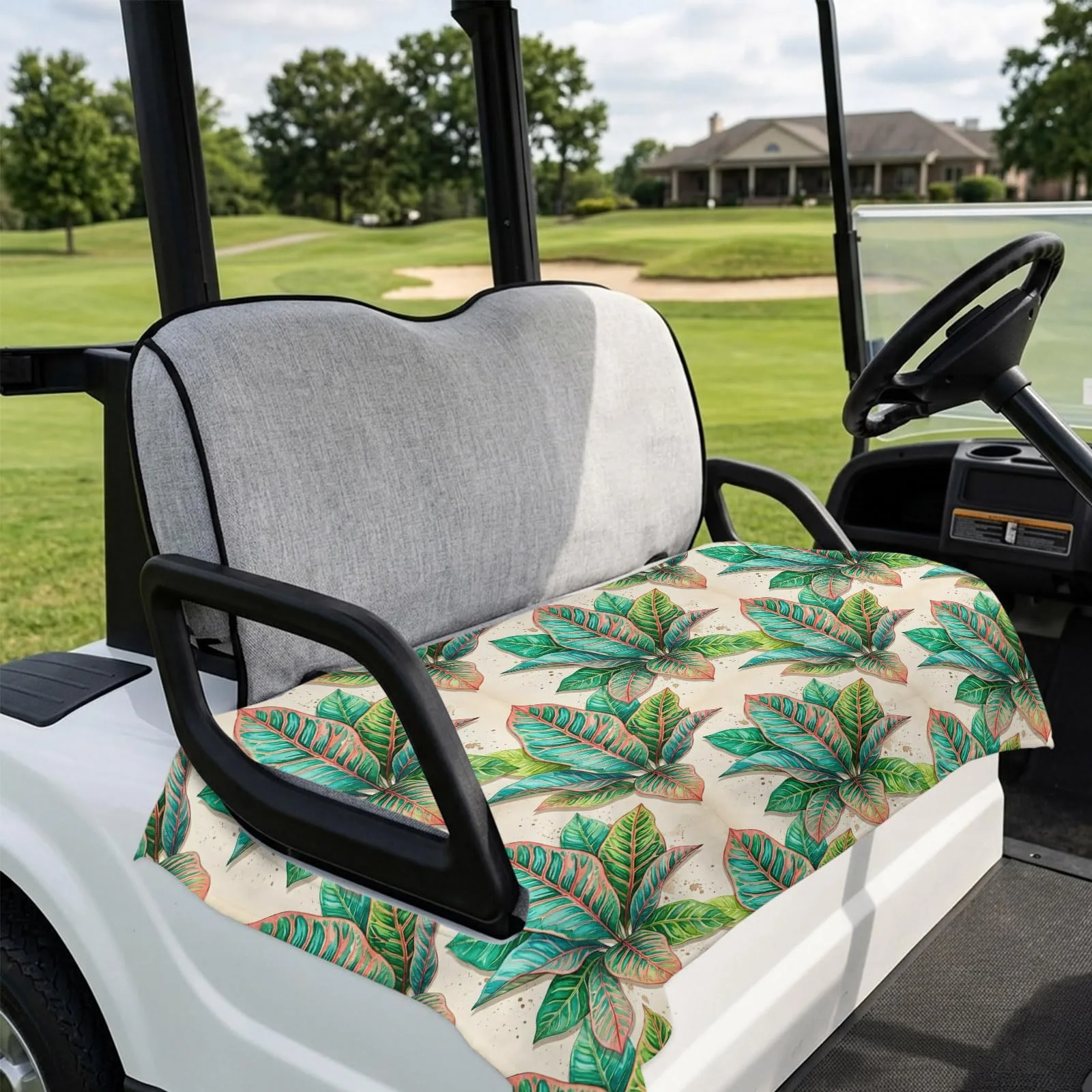 DecorLovee Botanical Golf Cart Seat Cover, 51 x 31 Inch image 4