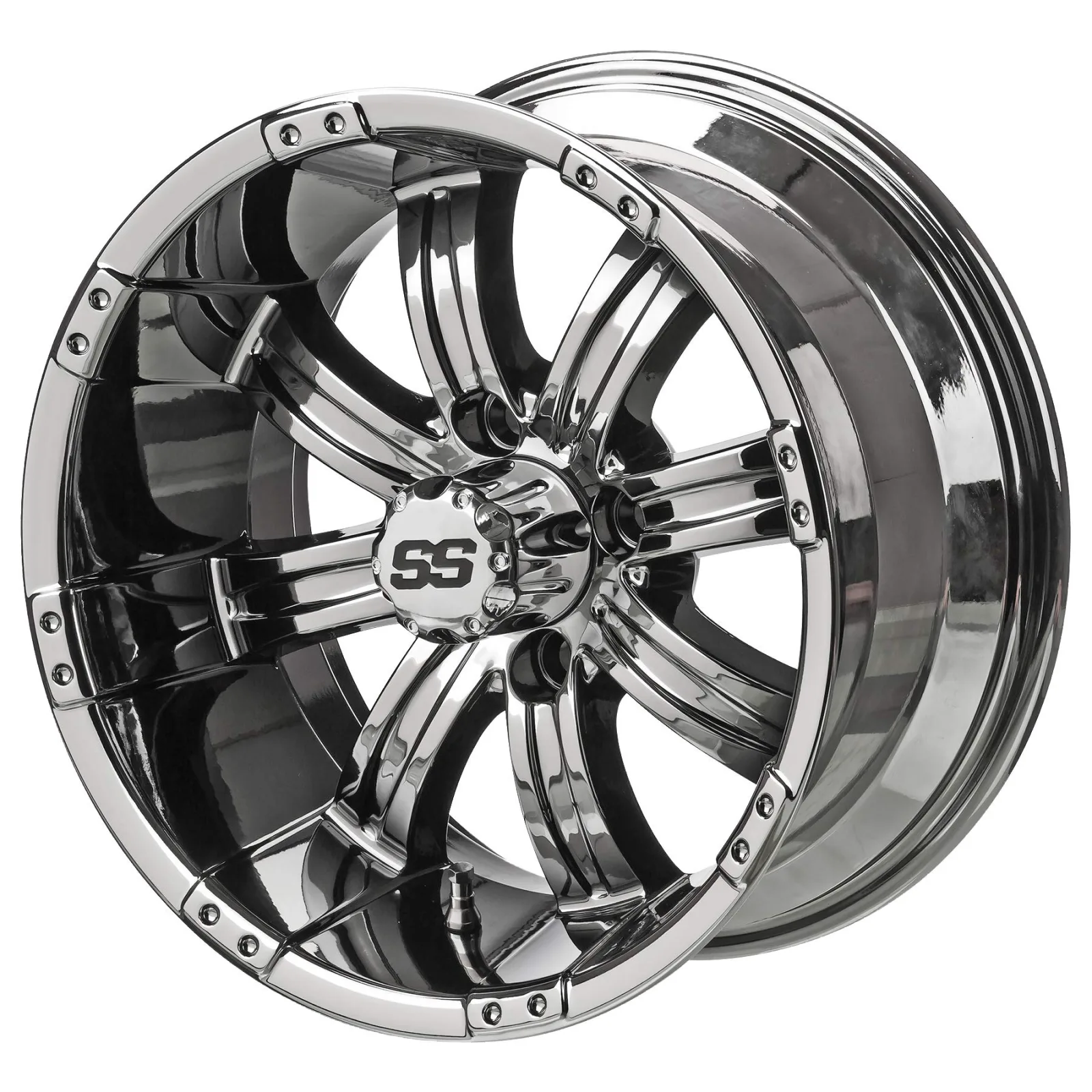 RM Cart 12" Casino Golf Cart Wheel Set of 4