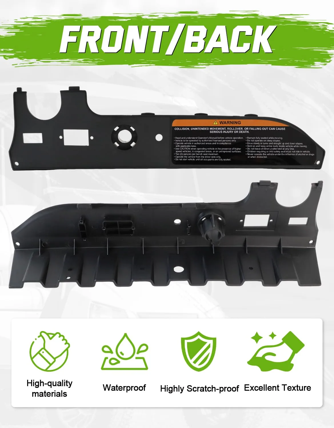 CYOOYC Instrument Panel Dash Cover for Club Car Tempo (2017+) image 3