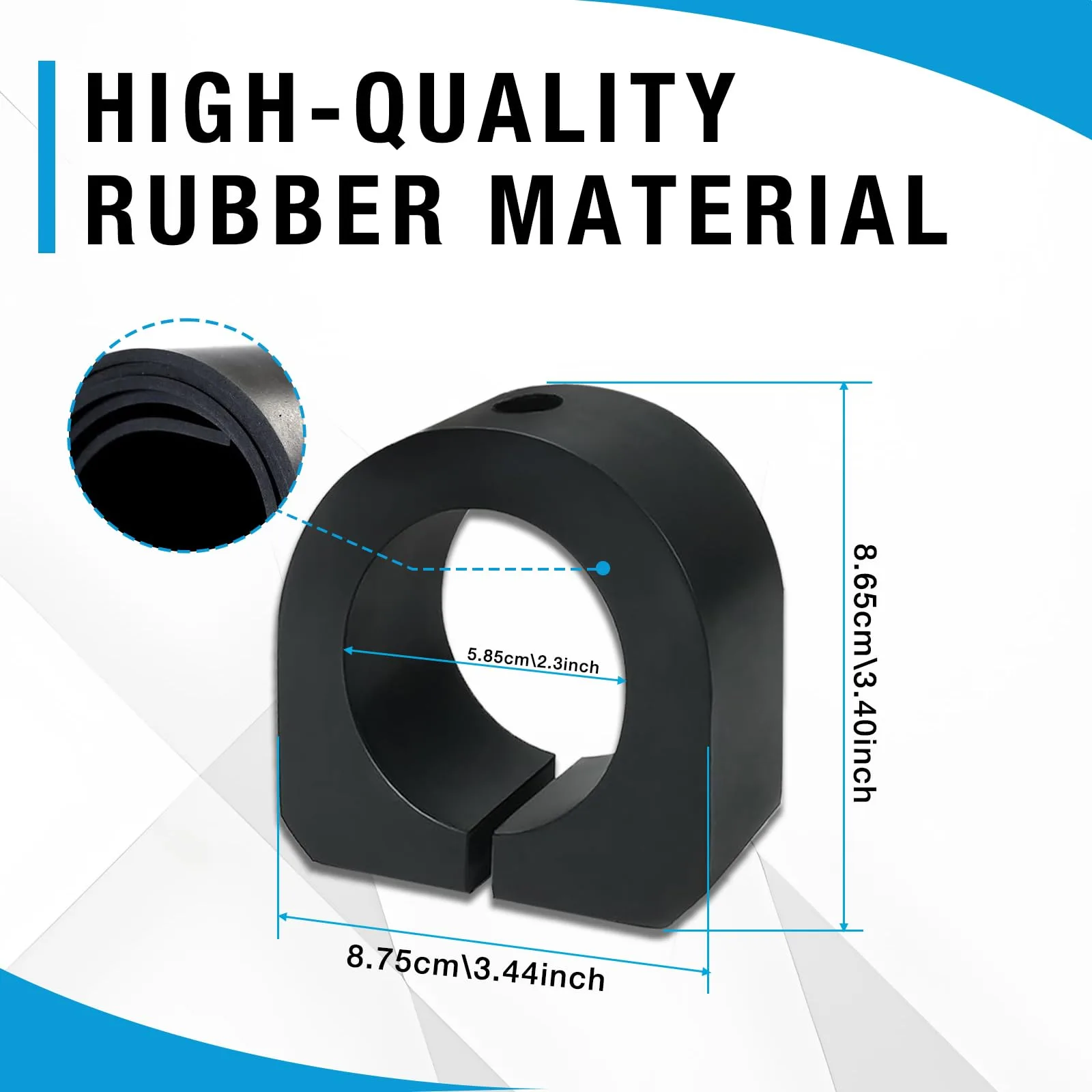 HTWORK 72117G01 Rear Bushings for E-Z-GO Golf Carts image 4