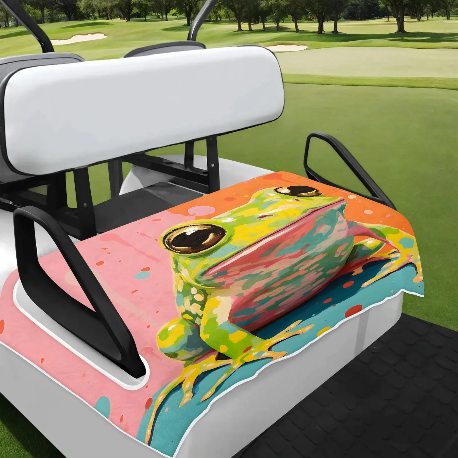 Tiveruda Golf Cart Seat Cover for Double Seats