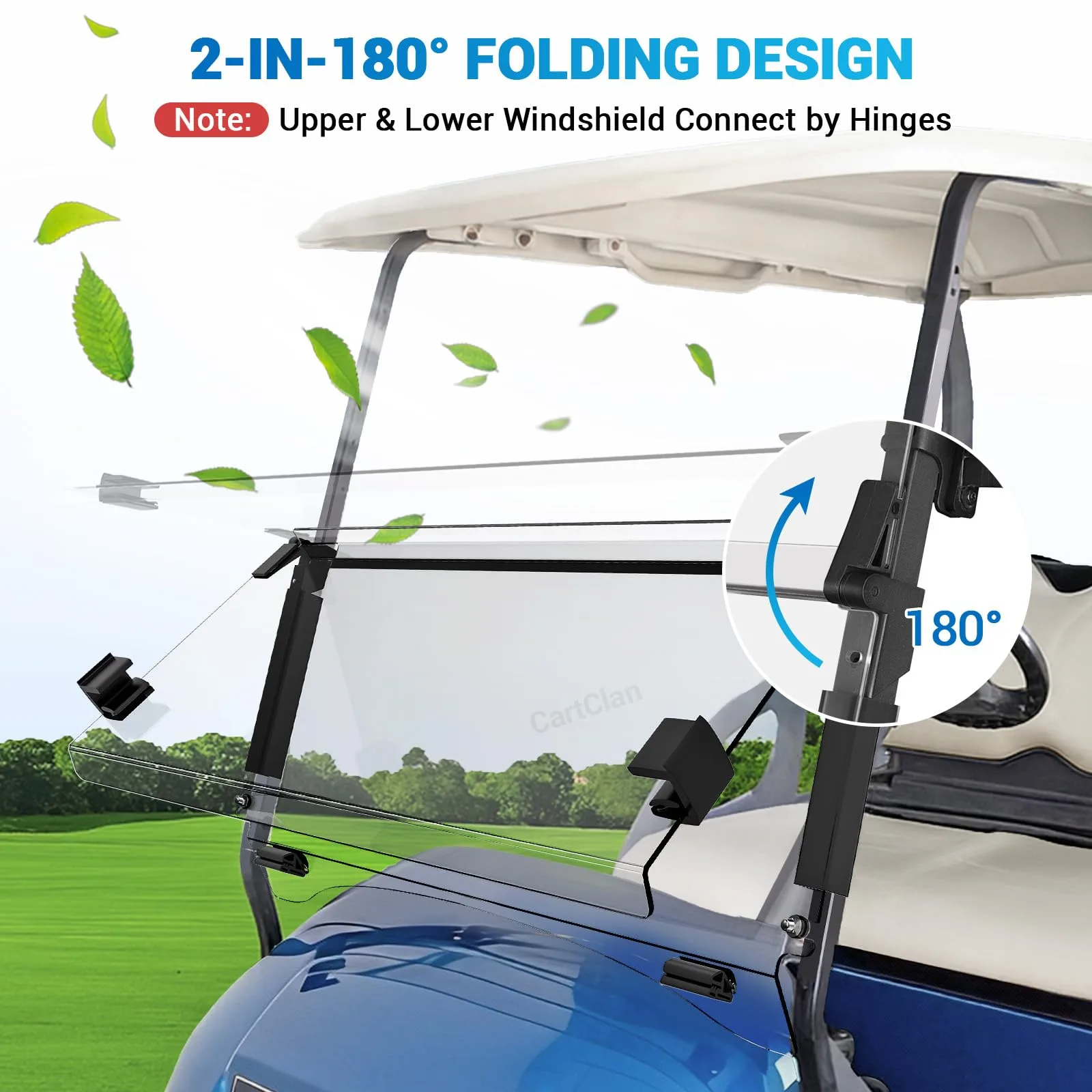 CartClan CT-0226 Windshield for Club Car Precedent image 4