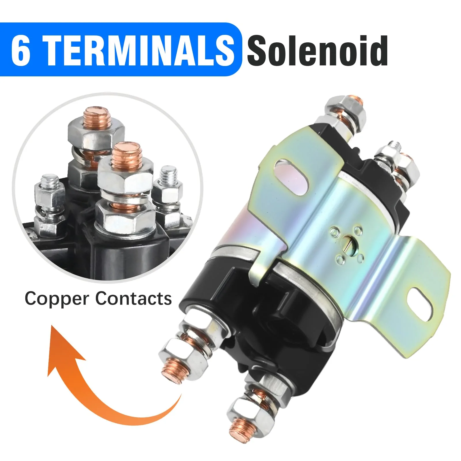 DUZFOREI Solenoid for Yamaha G1 Gas Golf Cart 12V 100A image 4