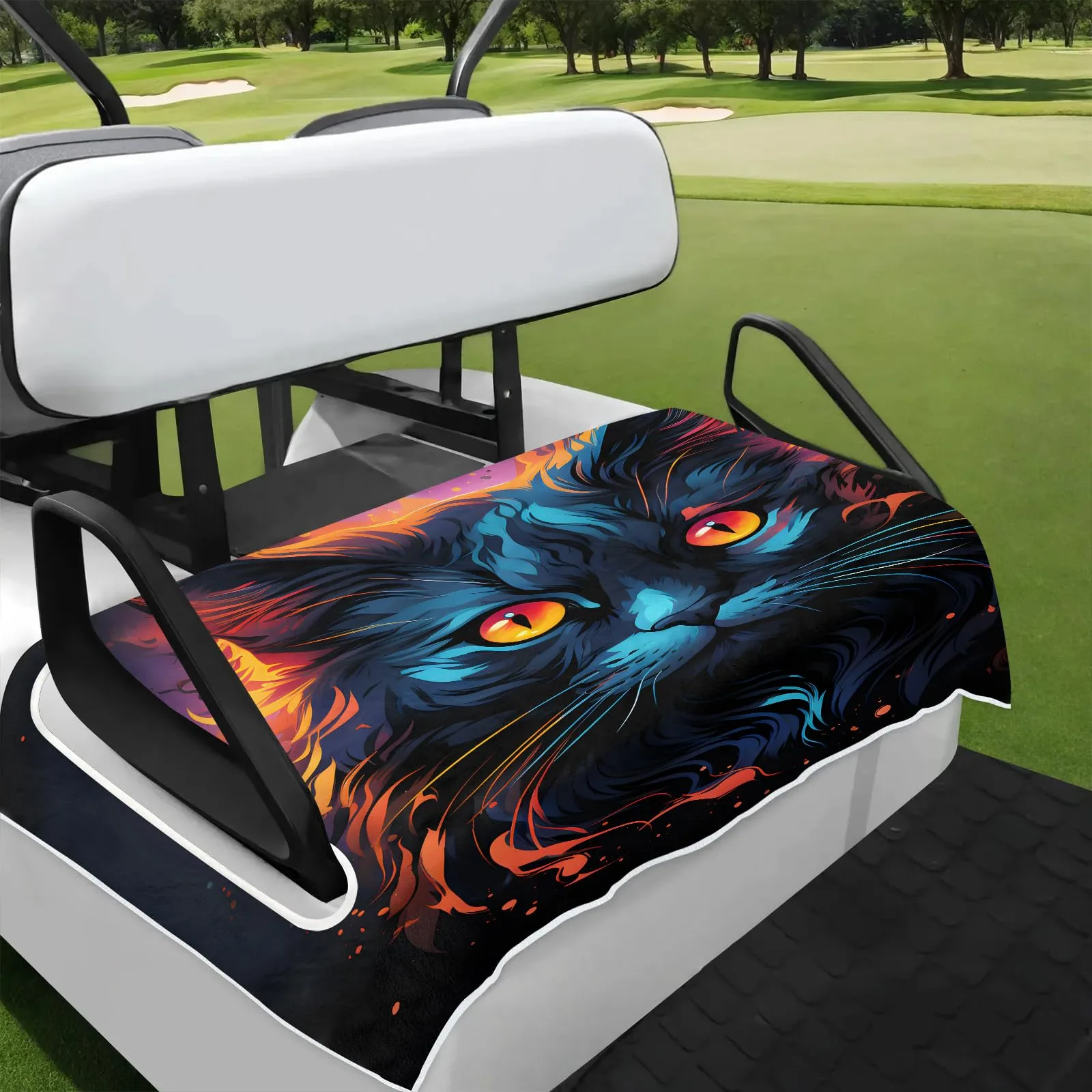 Tiveruda Golf Cart Seat Cover for Double Seats