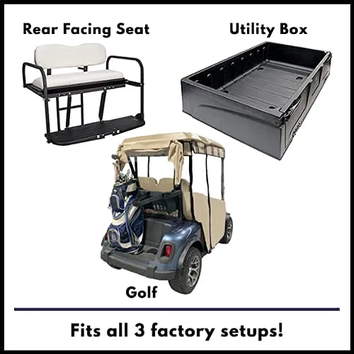 DoorWorks Sunbrella Enclosure for E-Z-GO TXT 1994-2013 image 4