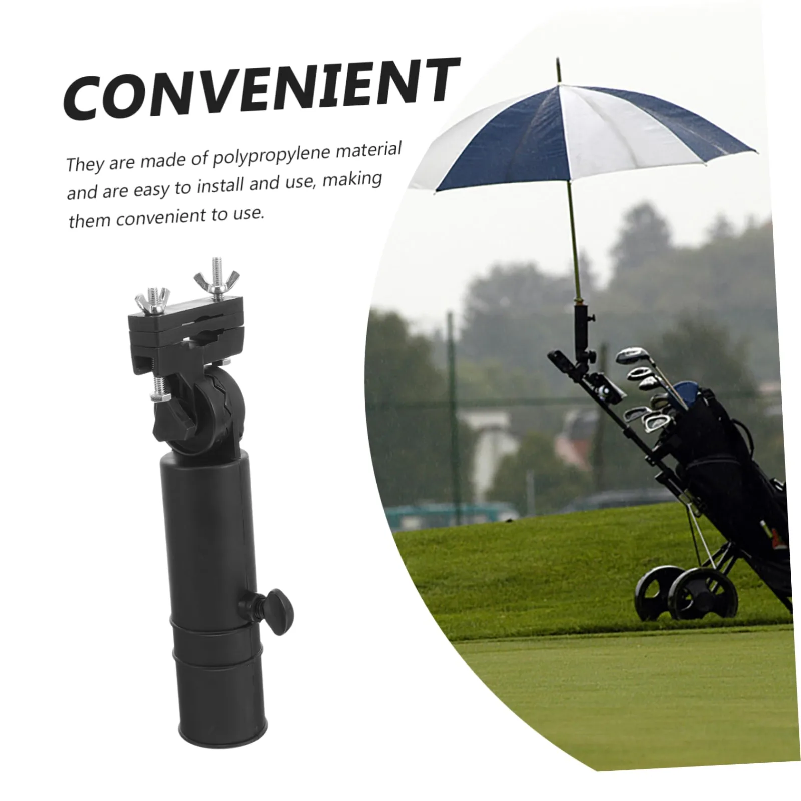 POPETPOP Golf Cart Umbrella Holder Clamp image 4