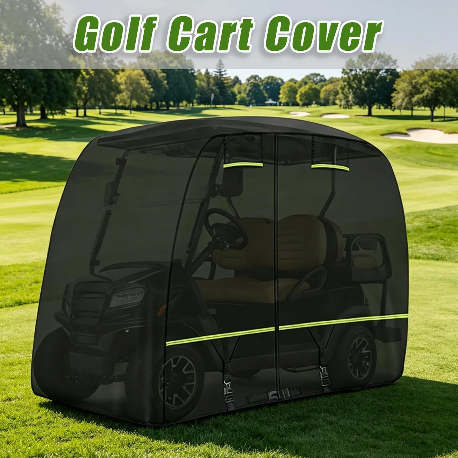RQIGHNC Golf Cart Cover for ICON i60 6 Passenger image 2