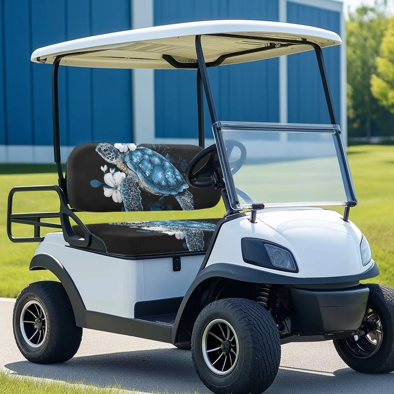 Tomeusey Split Golf Cart Seat Covers for Club Car image 3