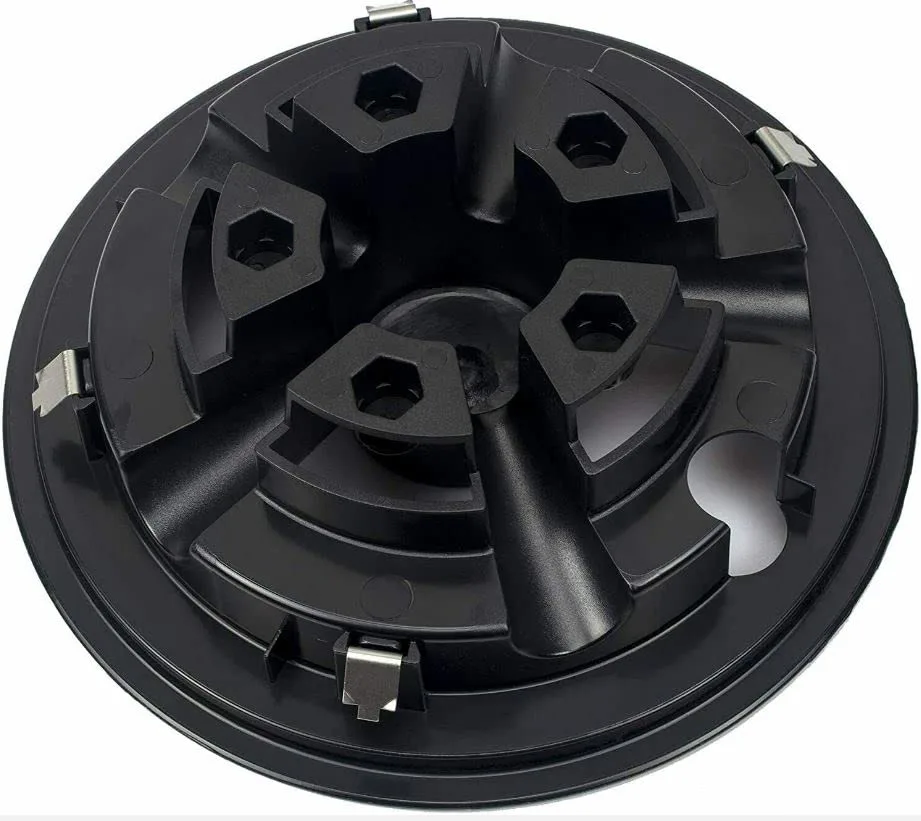 3G K1108 Black Wheel Covers for 8-Inch Golf Cart Wheels image 2