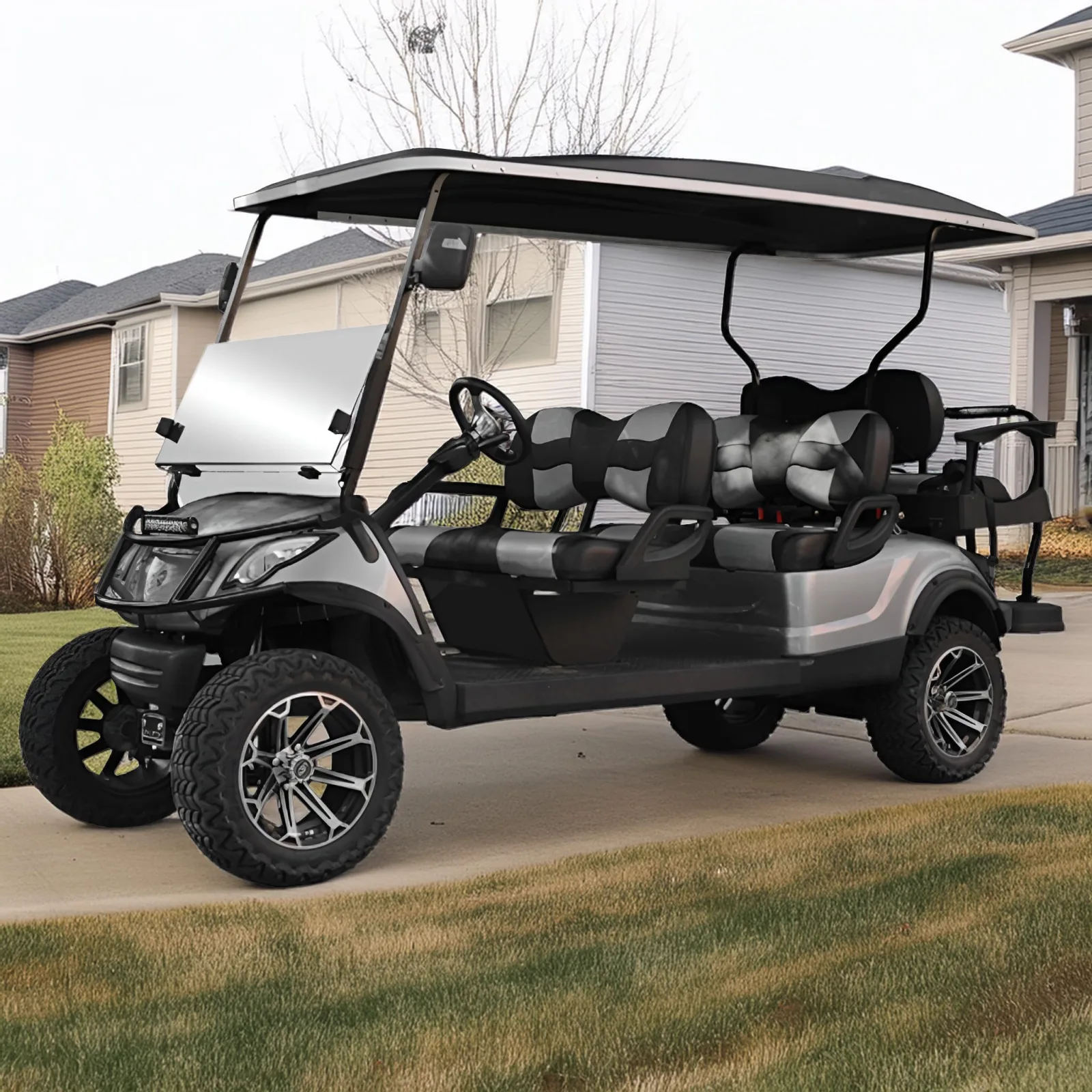 MADJAX Golf Cart Stretch Kit Compatible with Yamaha G29/Drive | Fits 2007-2014 Electric G29/Drive/YDRE Models | Expand Your Existing Cart to 6 Passengers image 2