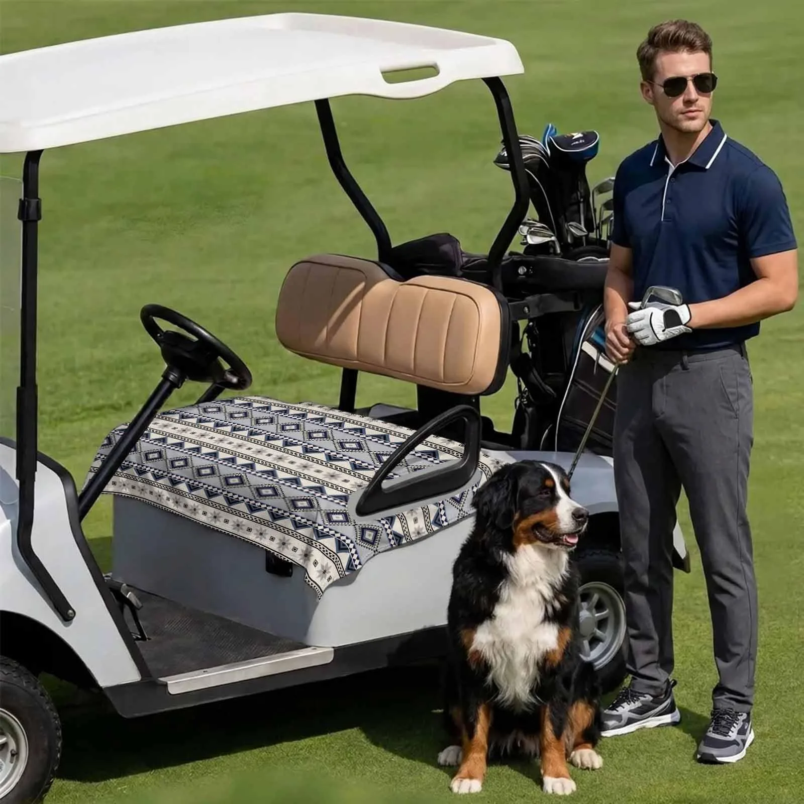 DecorLovee Golf Cart Seat Cover 51 x 31 in image 3