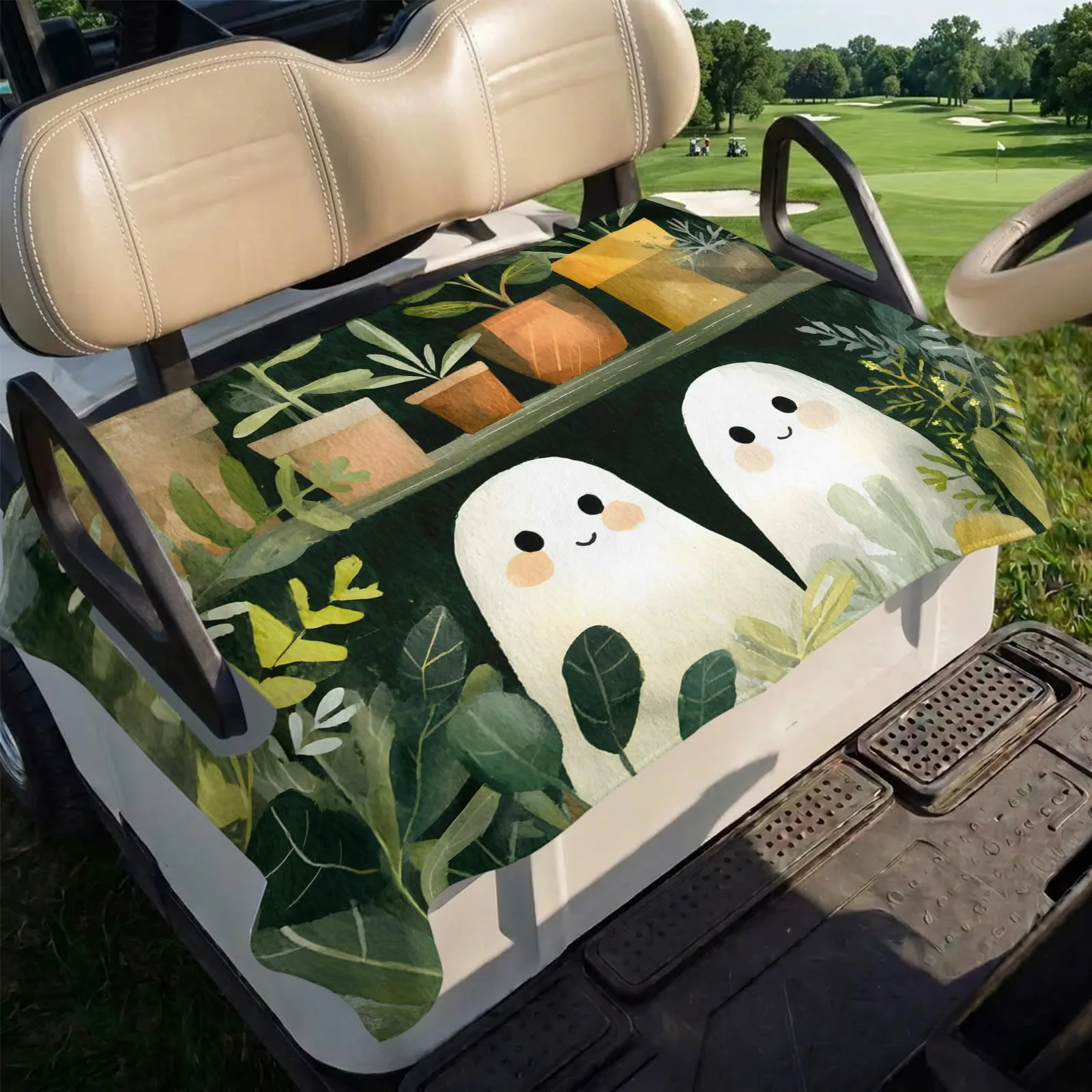 Trosturdspn Ghost Golf Cart Seat Towel Blanket 51 x 31 in image 4